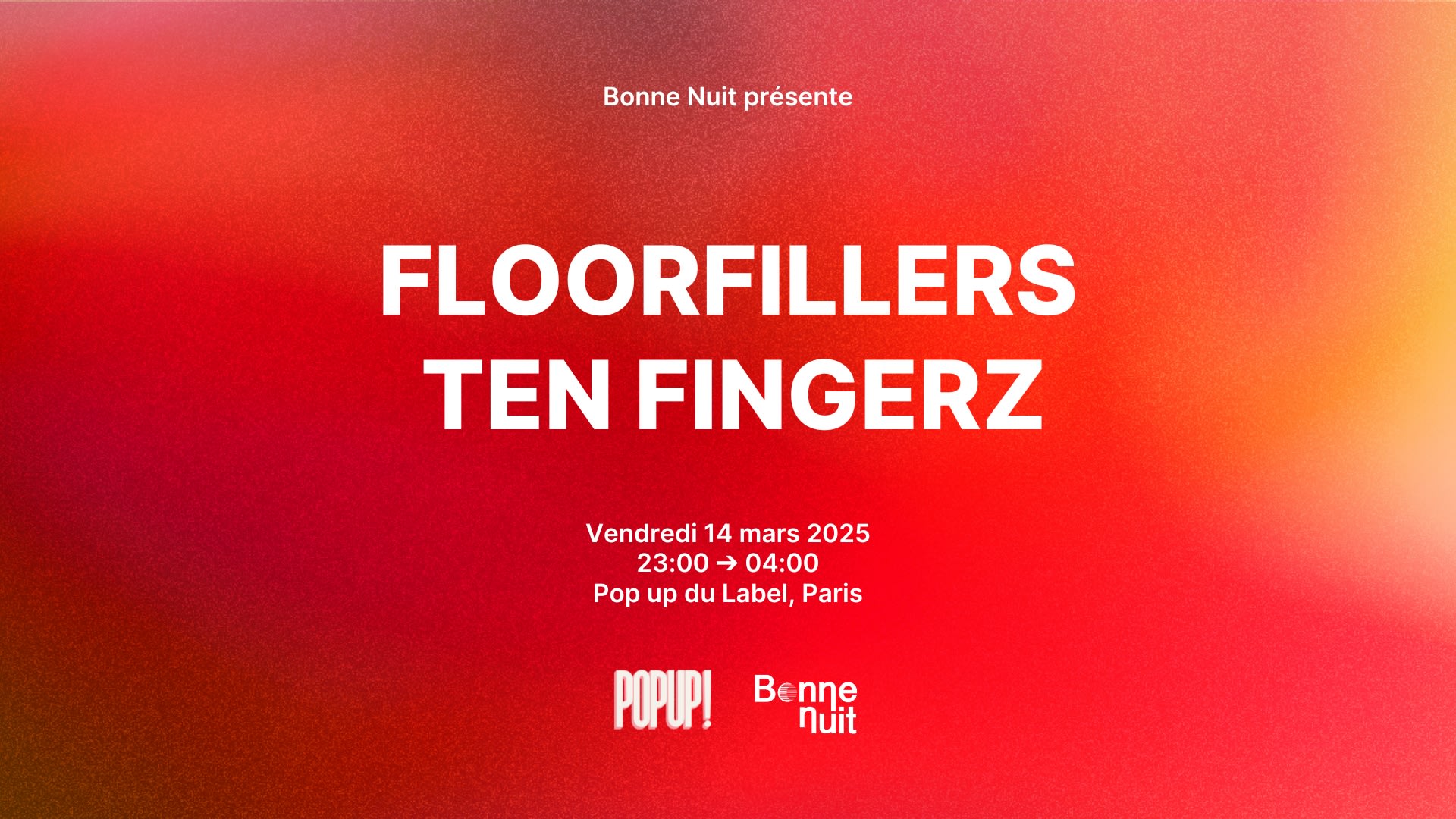 Bonne Nuit : Floorfillers & Ten Fingerz Cover