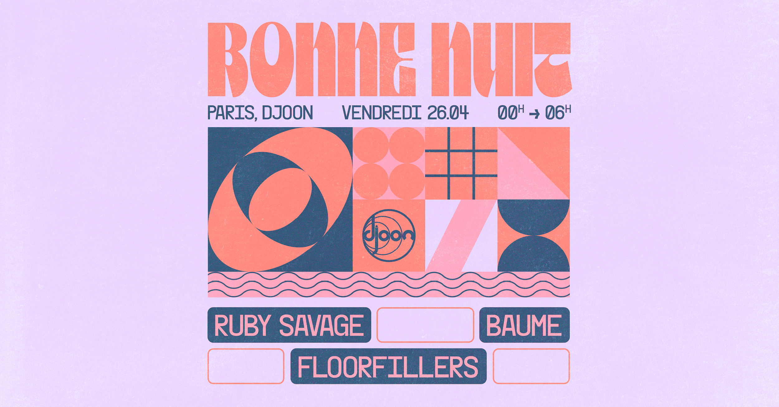 Club Bonne Nuit : Ruby Savage, Baume & Floorfillers Cover