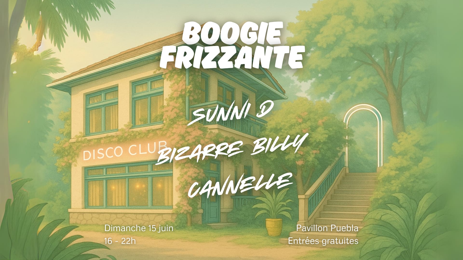 Boogie Frizzante Invite Sunni D & Bizarre Billy Cover