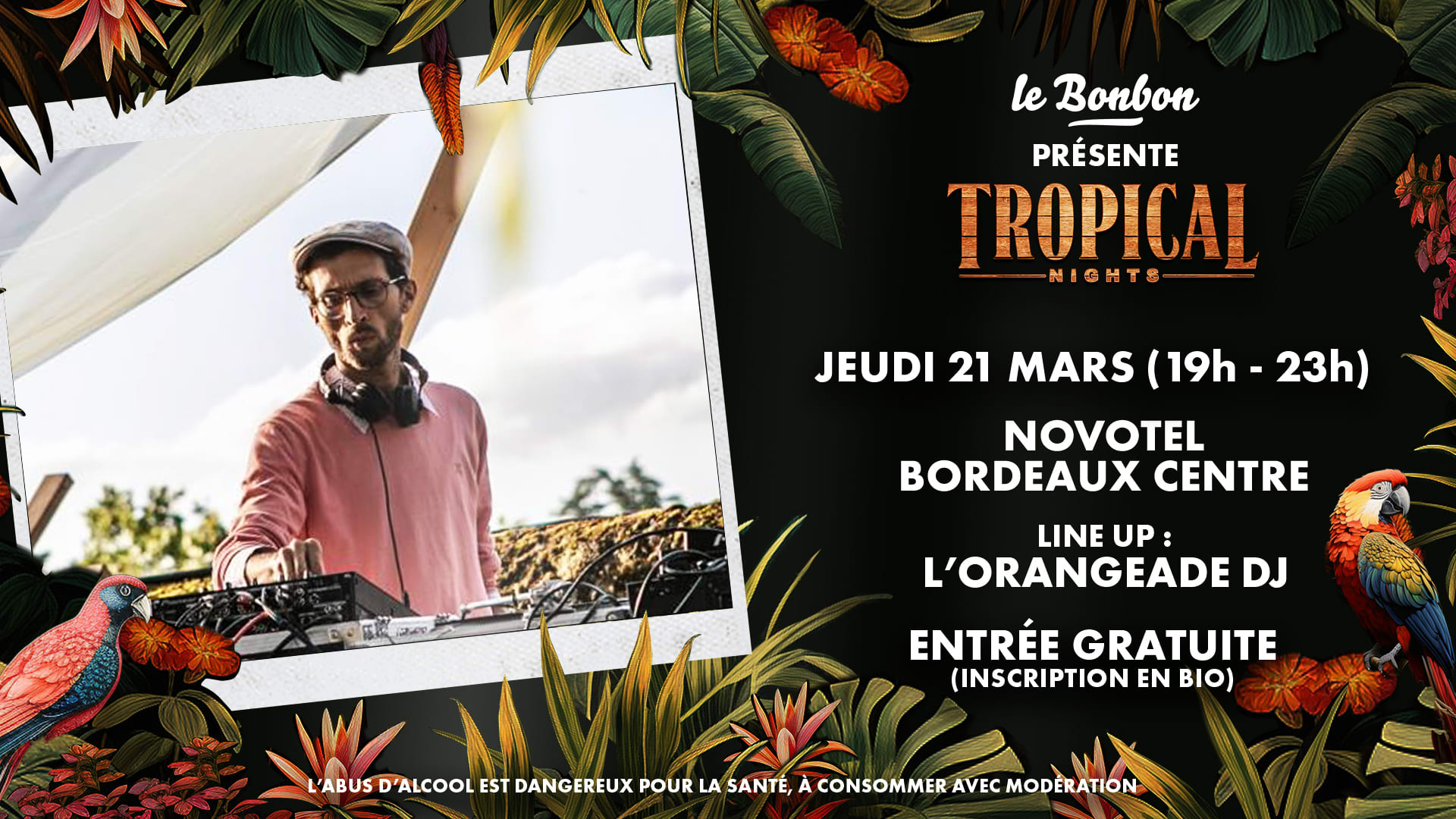 Tropical Night - Bordeaux Cover