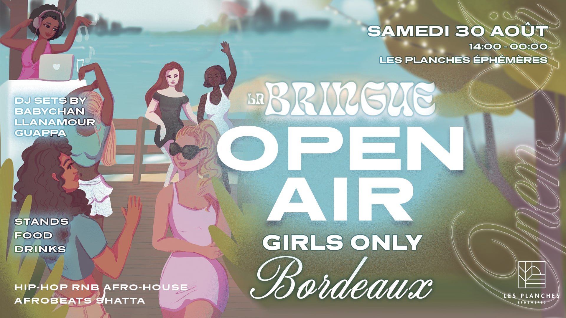 La Bringue - Open Air Girls Only - Bordeaux Cover