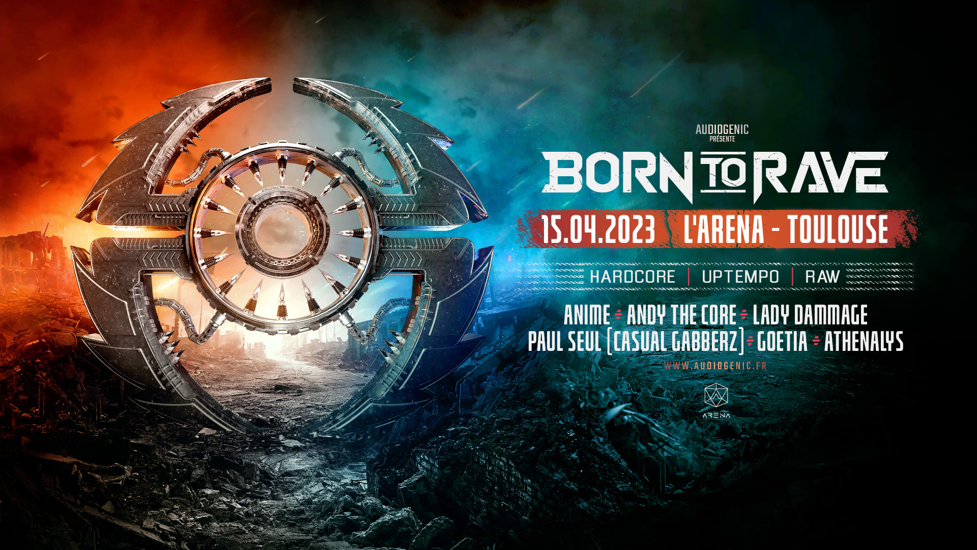 Born To Rave 2023 | Toulouse Cover