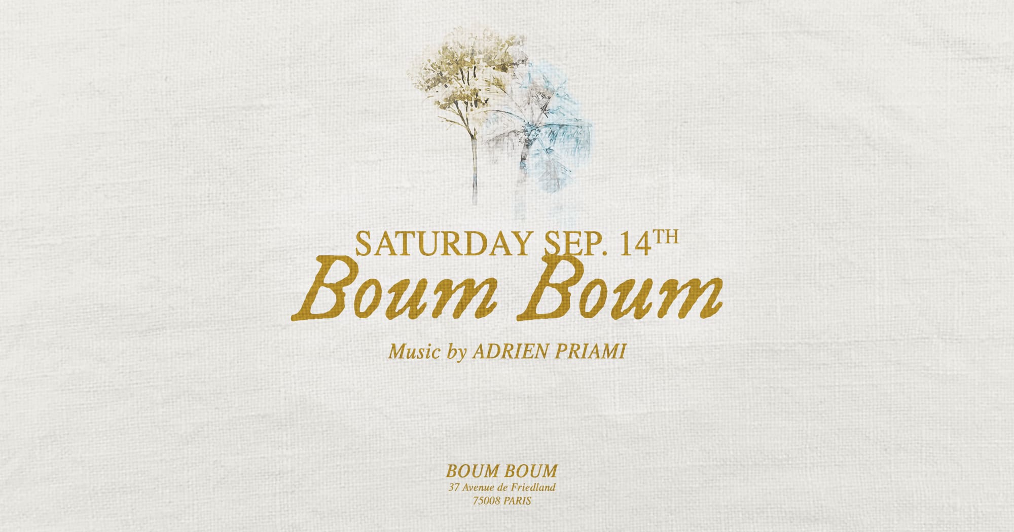 Boum Boum // Samedi 14 Septembre Cover