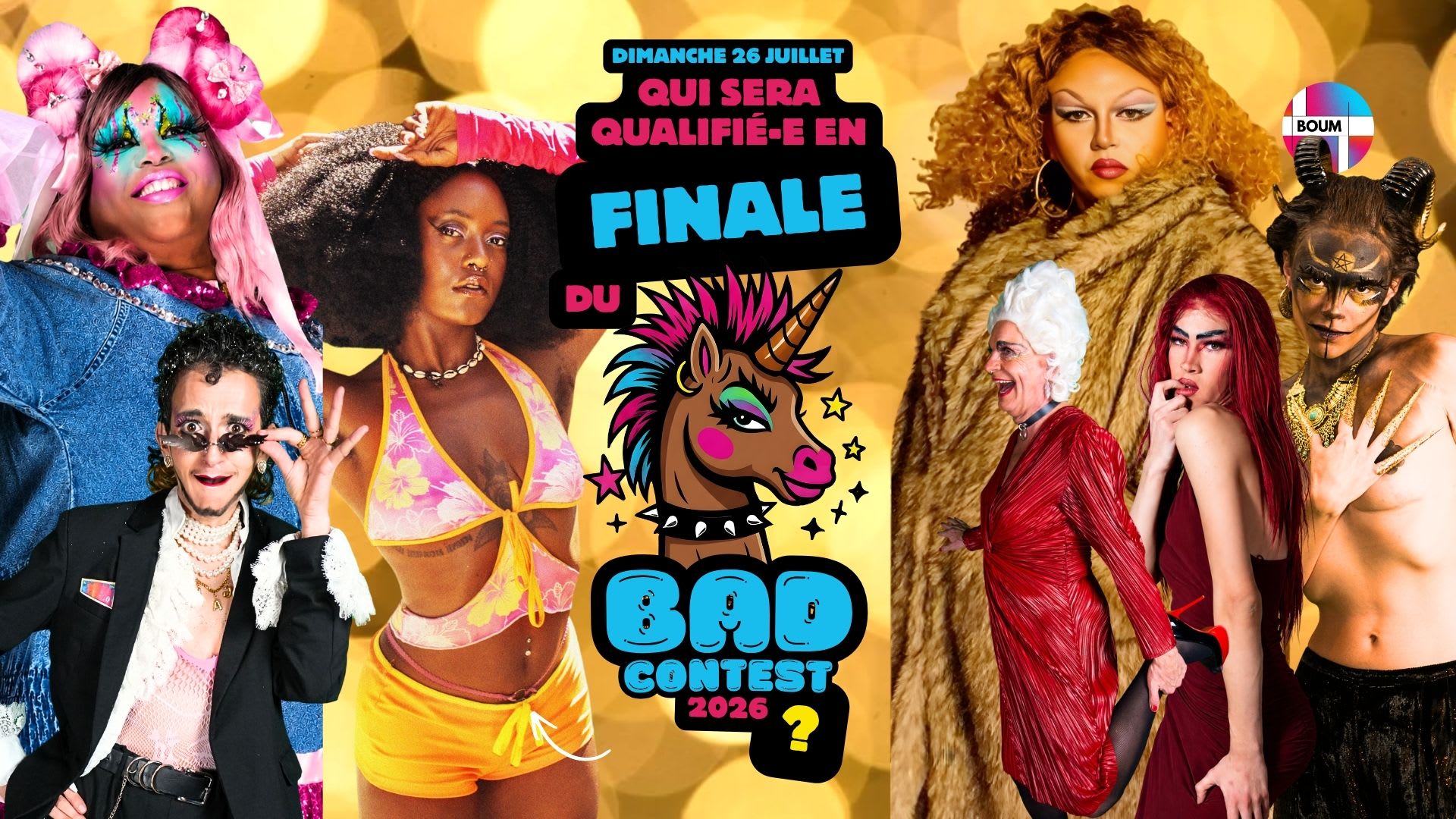 Boum Academy Drag Contest 2026 - Bad Contest-Tiers De Finale Cover