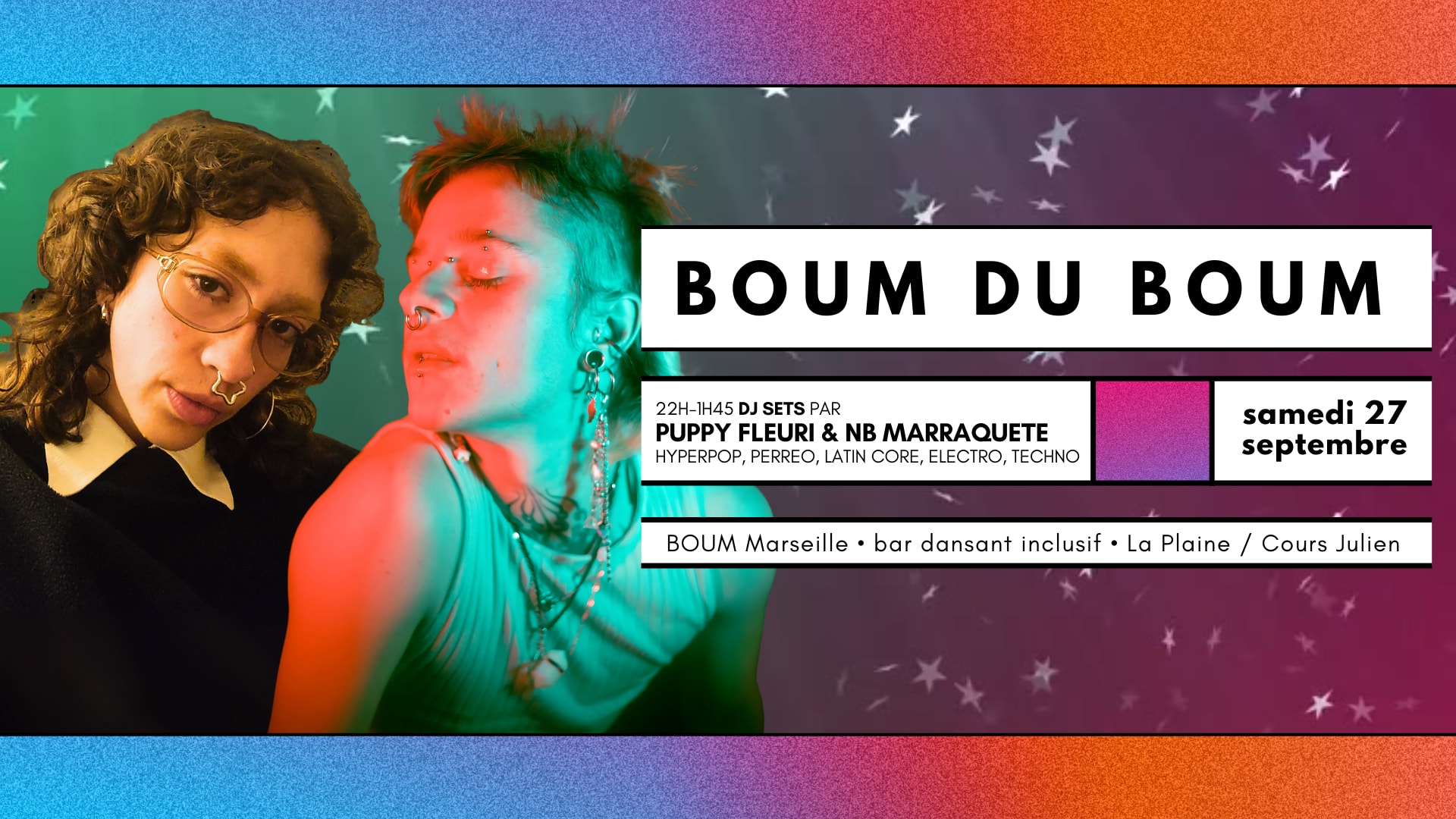 Boum Du Boum - Dj Sets By Nb Marraquete & Puppy Fleuri Cover