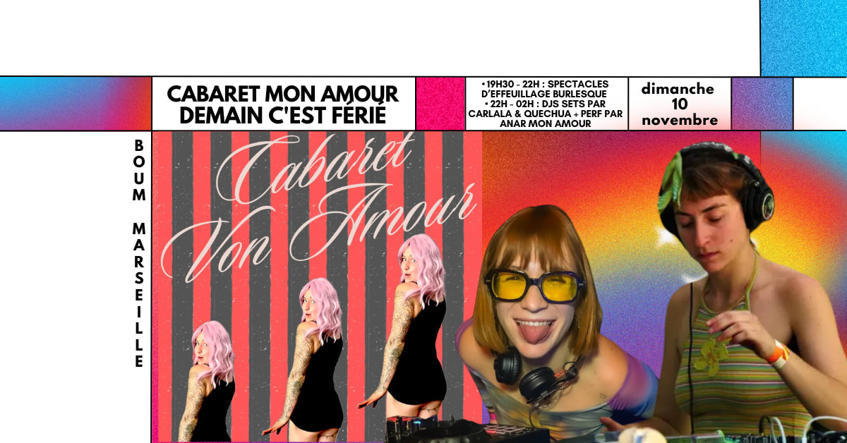🌈🩷Cabaret Mon Amour + Demain C'est Ferie !🪩🩷🔥🪩 Cover
