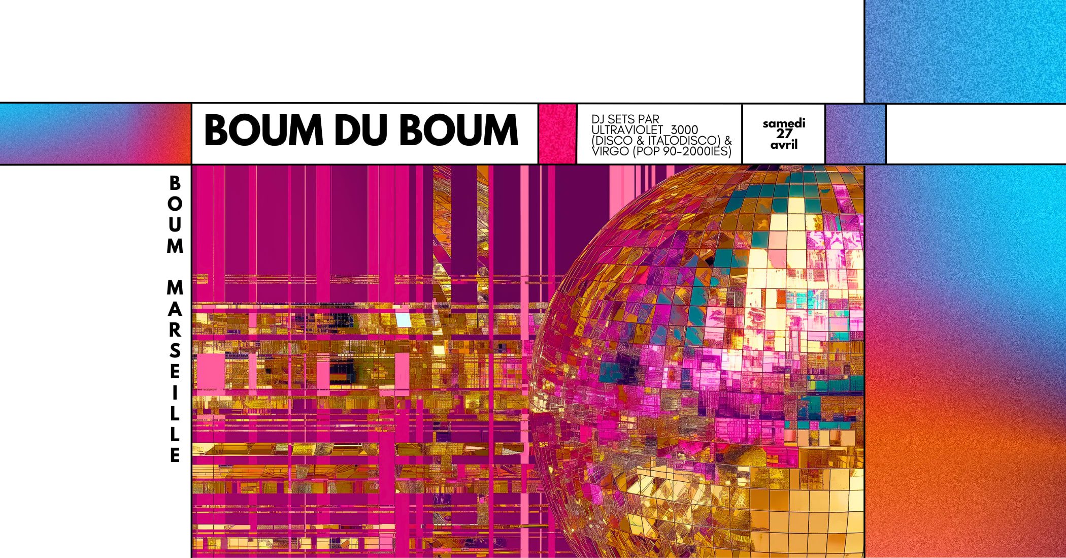 Boum Du Boum•Dj Set Ultraviolet (Disco) &Virgo (Pop 90-2000) Cover