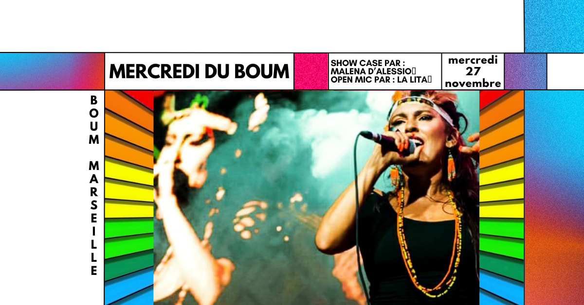 ✨💖Mercredi Du Boum ✨Show Case & Open Mic🩷 Cover