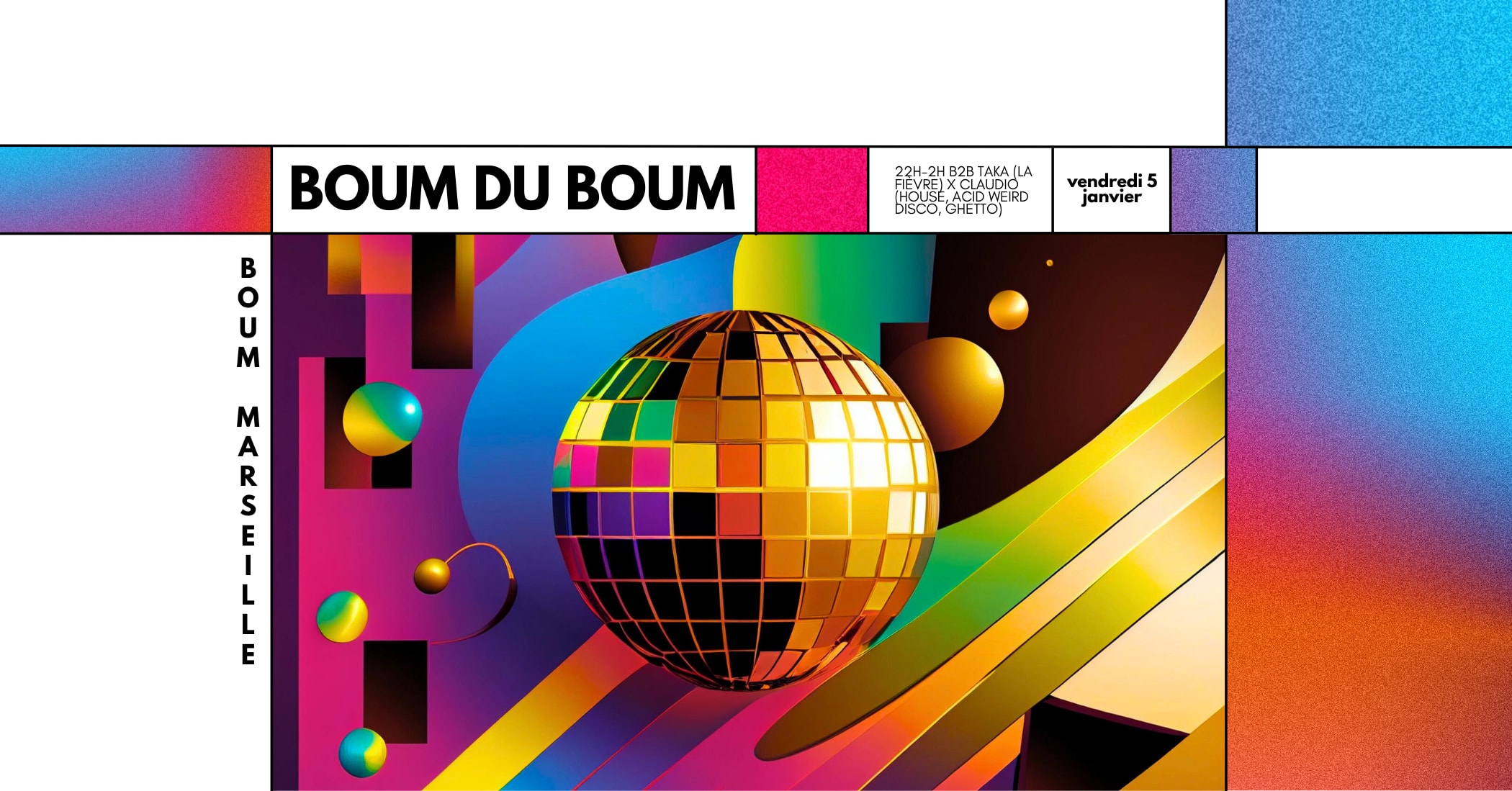 Boum Du Boum • Dj Sets B2b Taka (La Fièvre) X Claudio Cover