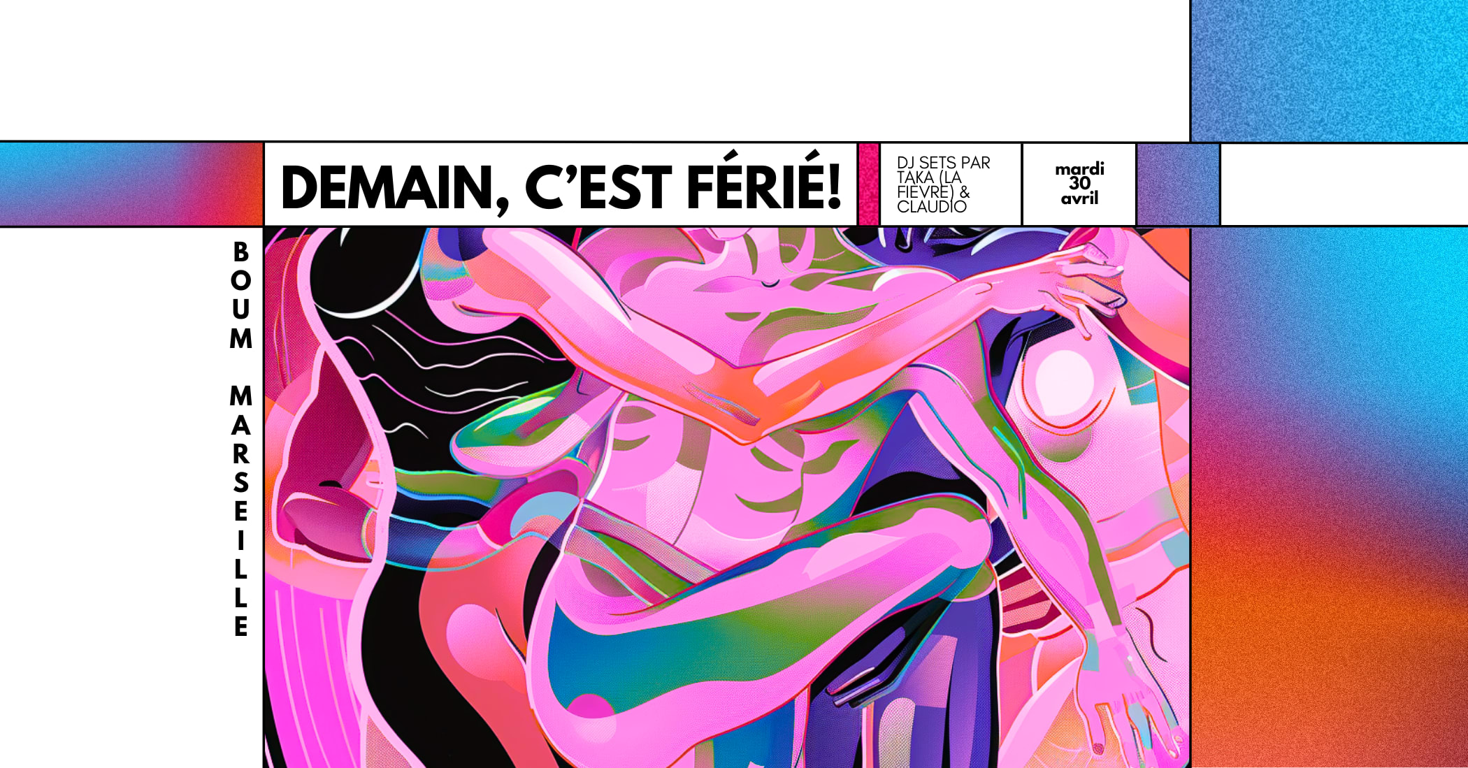 Demain, C'est Férié ! • Dj Sets Par Taka & Claudio Cover