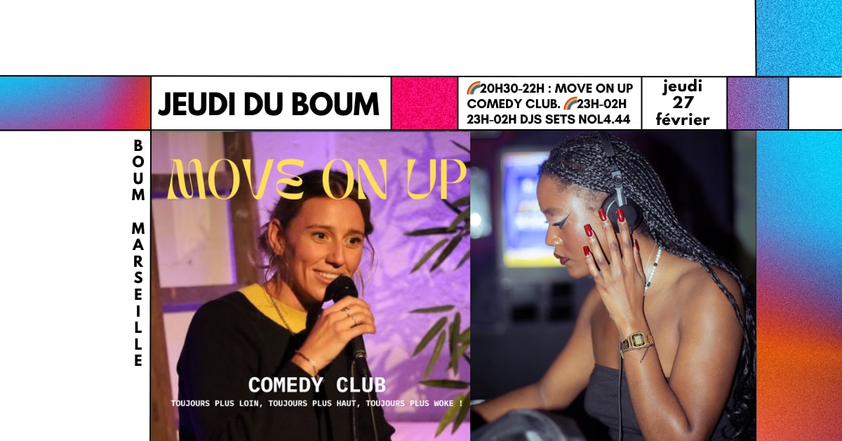 Move On Up Comedy Club & Dj Set Par Nol4.44 Cover