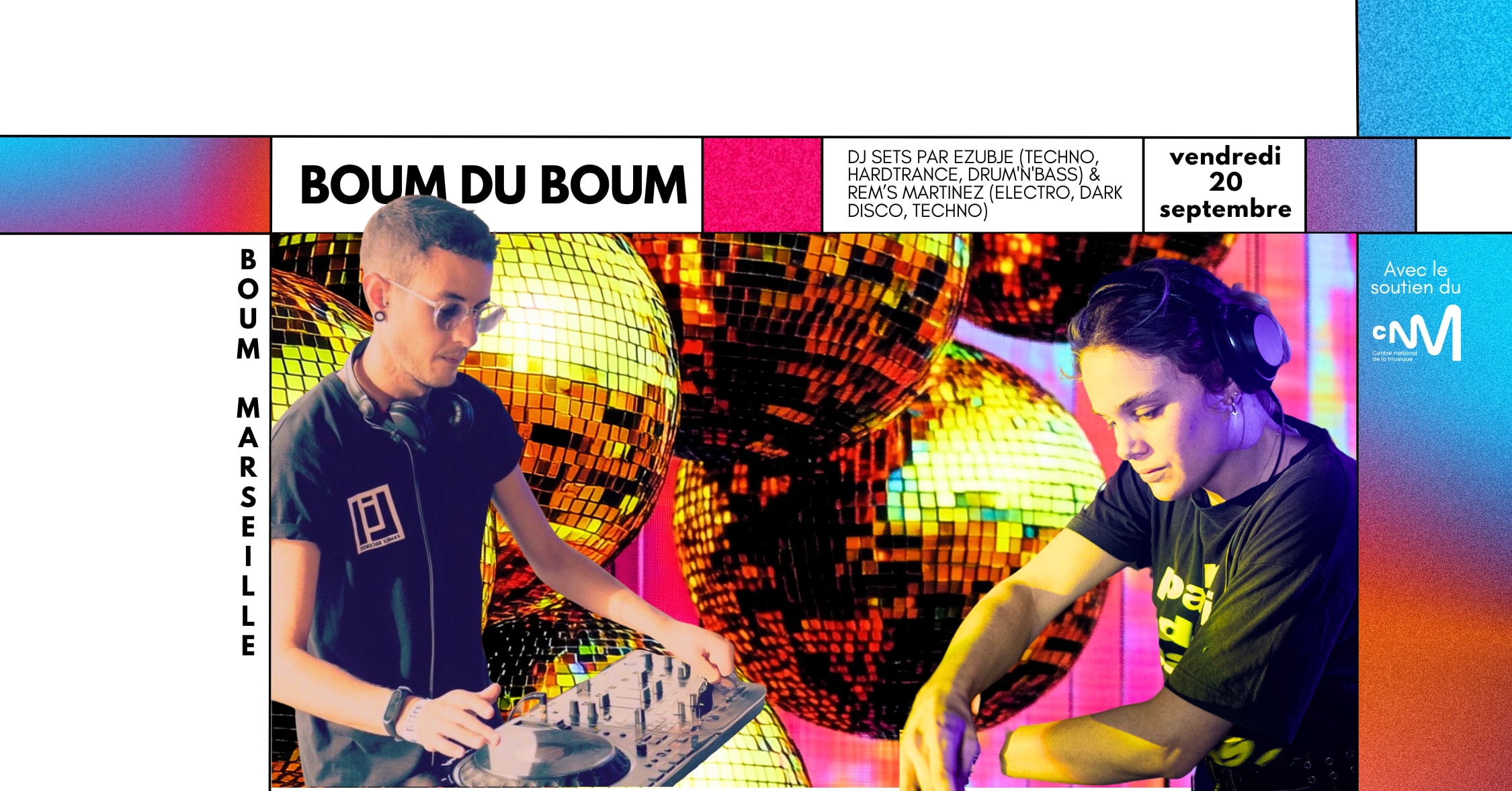 Boum Du Boum • Dj Sets Ezubje & Rem's Martinez Cover
