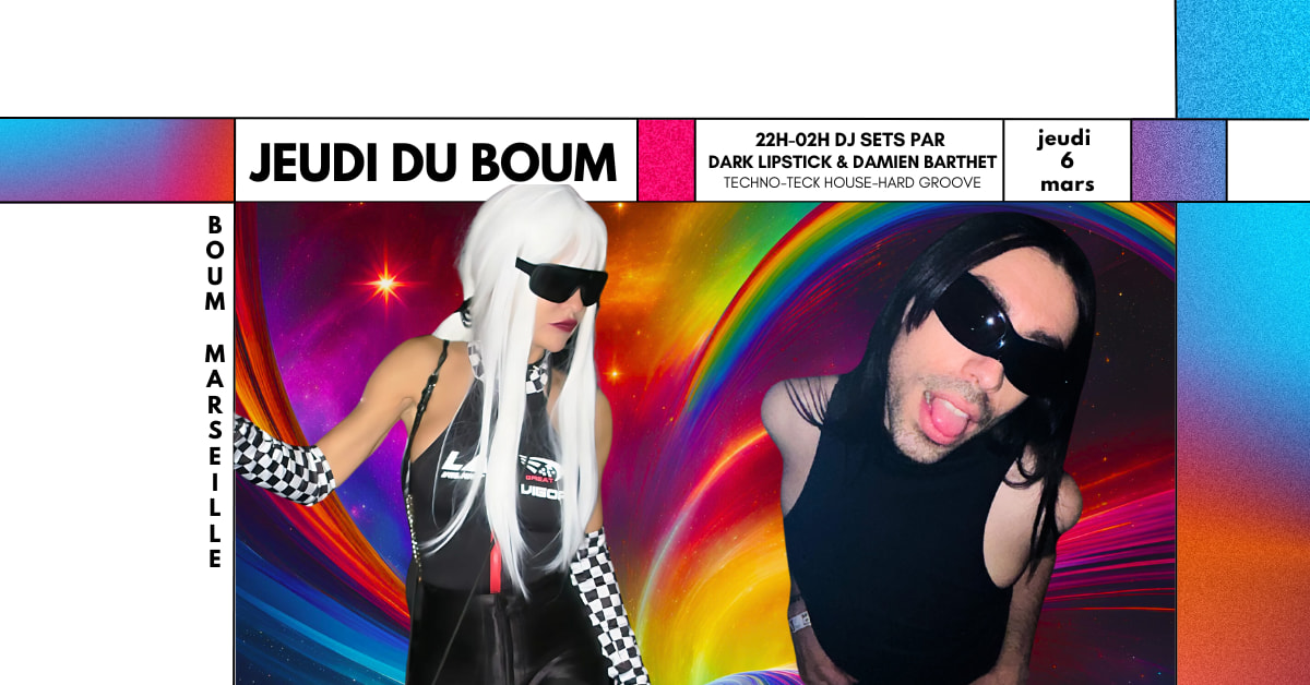 Jeudi Du Boum : Dark Lipstick & Damien Barthet Cover