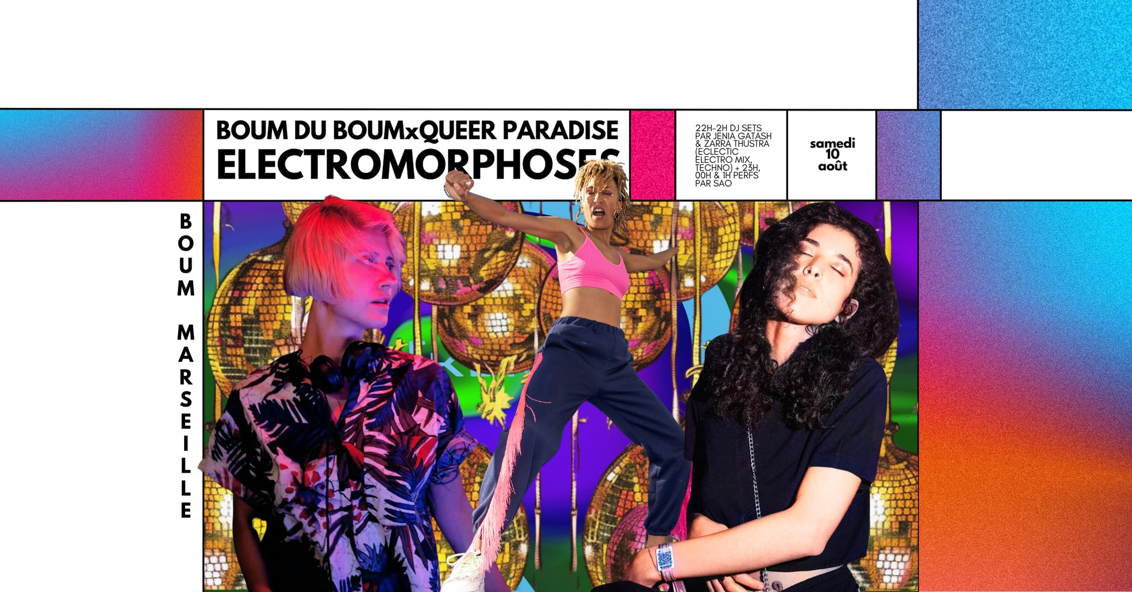 Boum Du Boum X Queer Paradise • Dj Sets + Perfs Cover