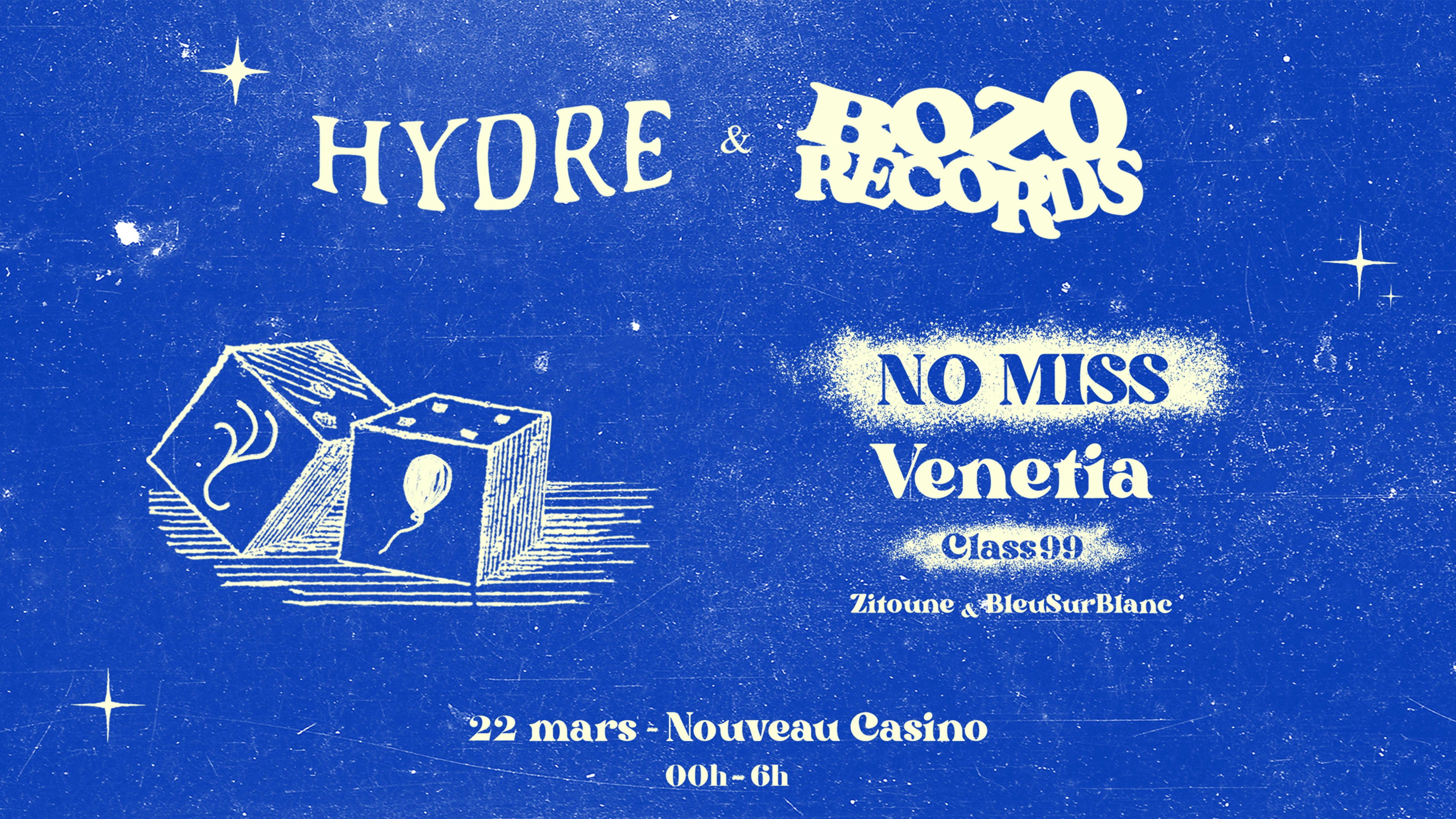 Hydre X Bozo Records : Electronic Circus At Nouveau Casino Cover
