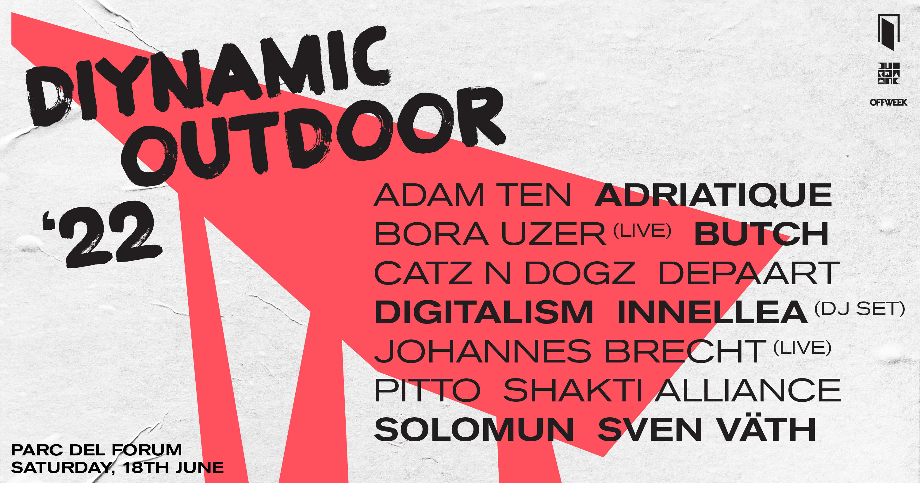 Diynamic Outdoor - Offweek Festival Cover