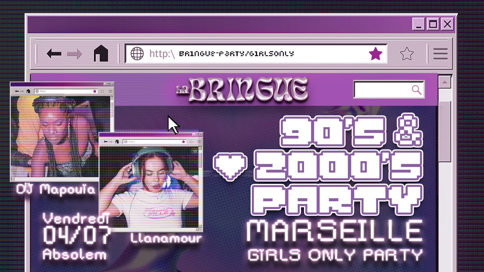 La Bringue 90's/2000's- Marseille Cover