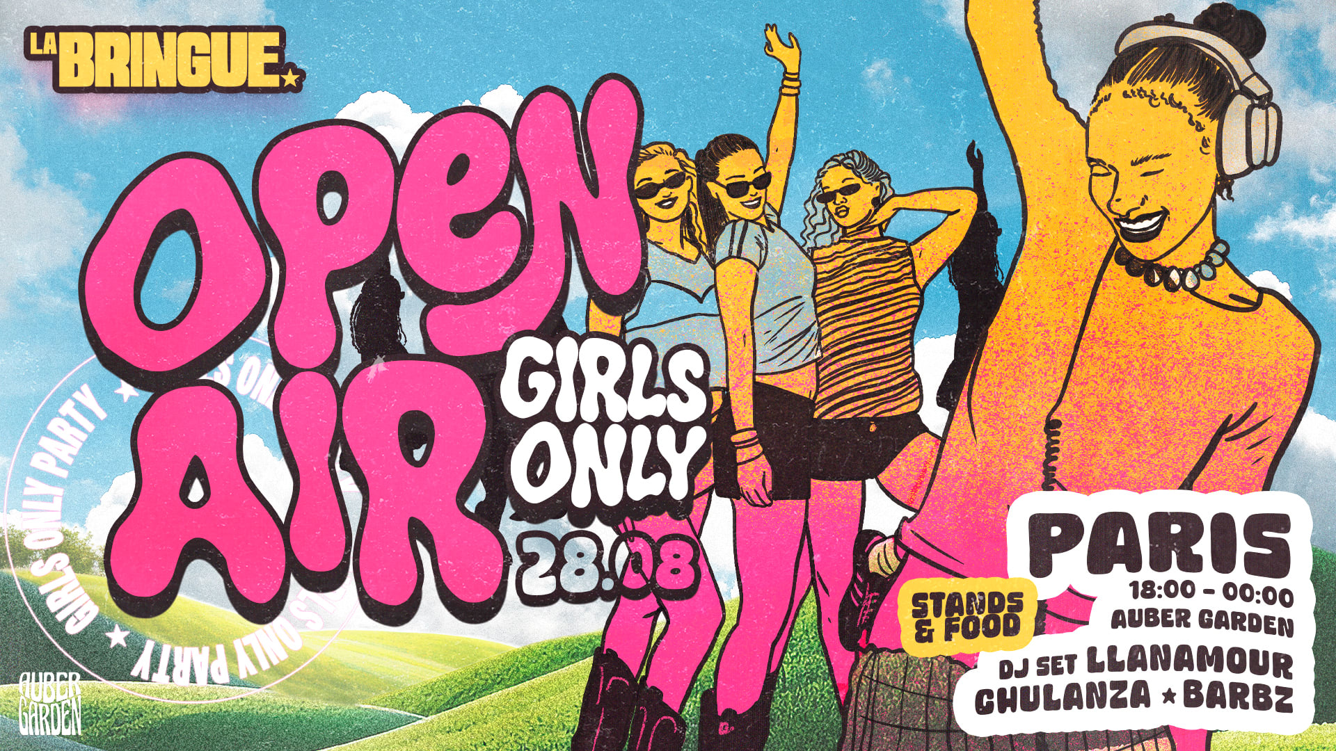 La Bringue - Open Air Girls Only - Paris Cover