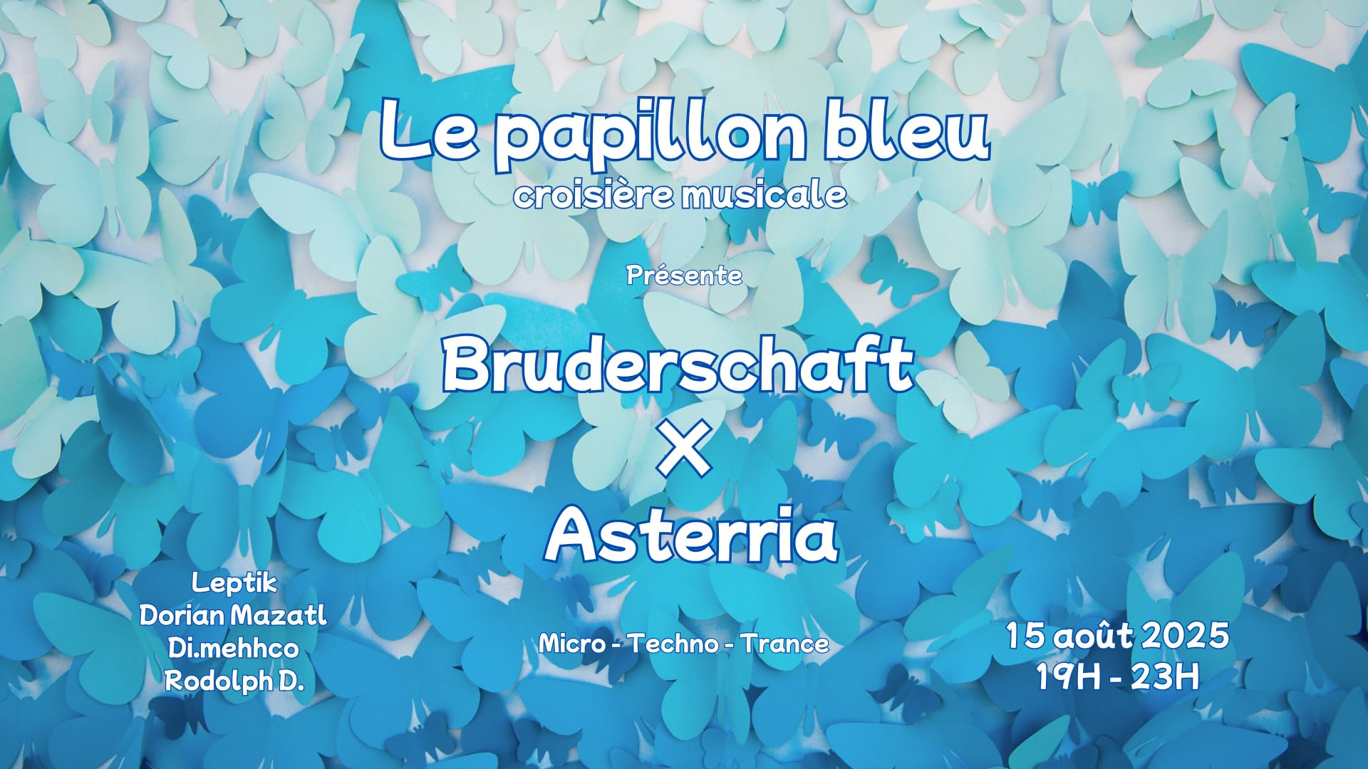 Bruderschaft X Asterria - Le Papilon Bleu Cover