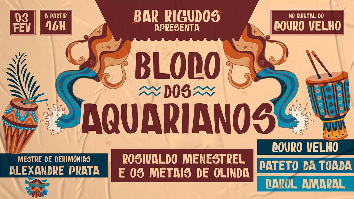 Bar Rigudos Apresenta: Bloco Dos Aquarianos 2024 Cover