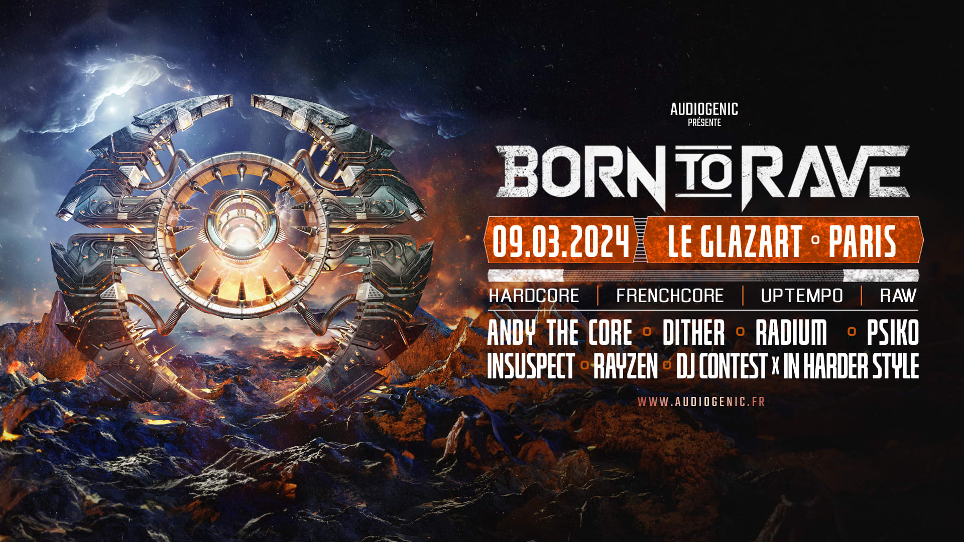 Born To Rave 2024 - Paris Cover