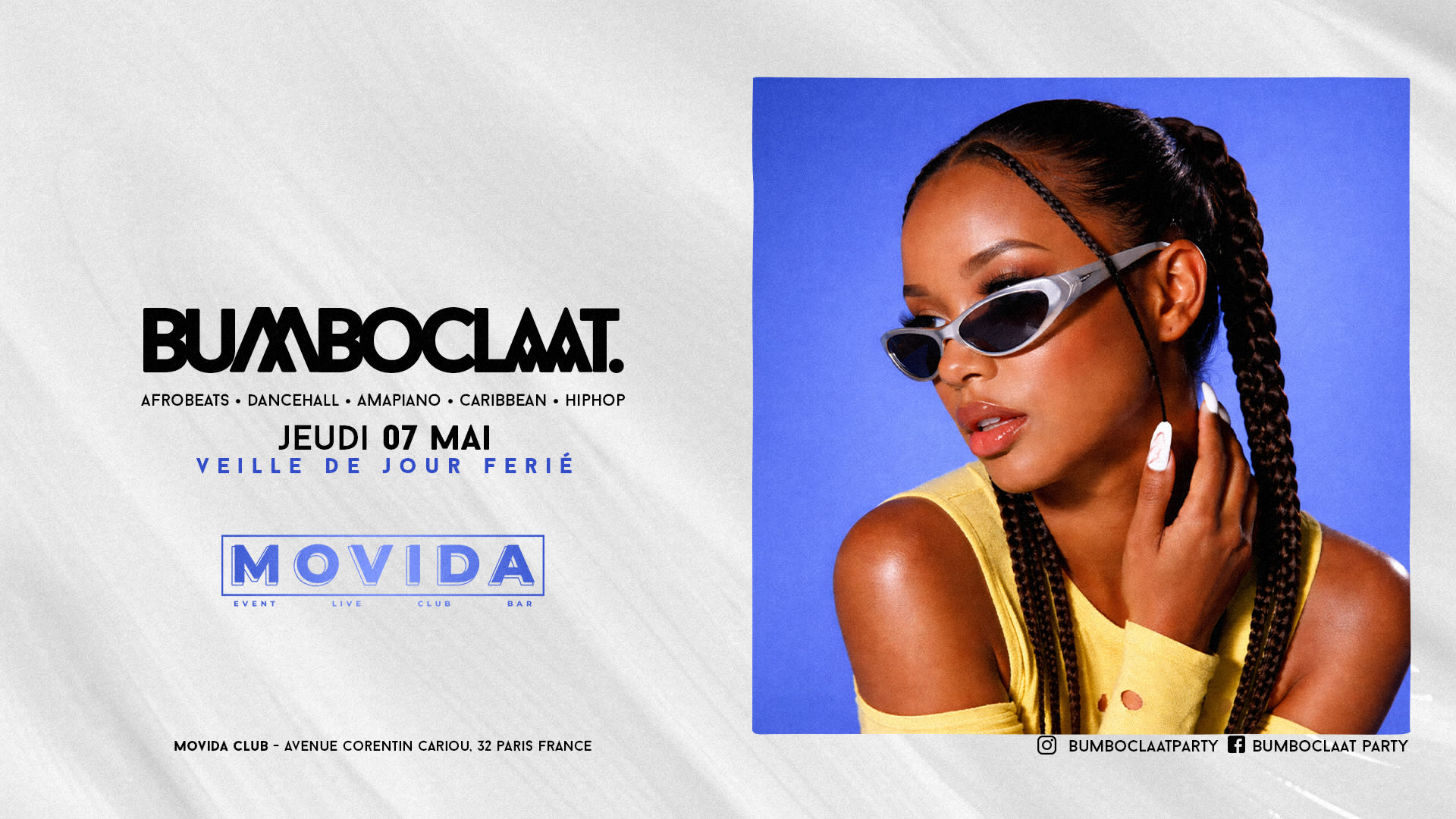 Bumboclaat - Jeudi 07 Mai - Veille De Jour Ferie Cover