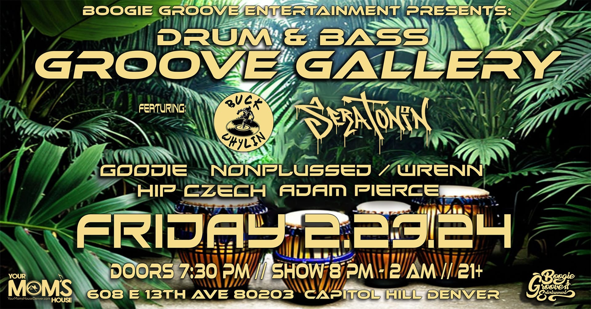 Drum & Bass Groove Gallery Presented By Buck Whylin Cover