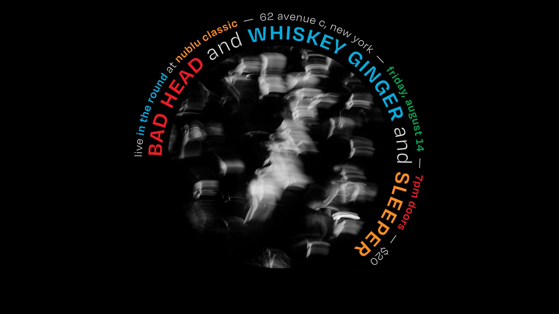 Bad Head, Whiskey Ginger, Sleeper Cover