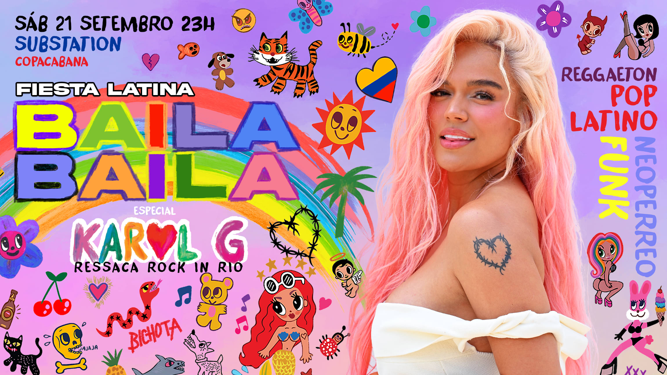 Fiesta Latina Baila Baila | Especial Karol G Cover