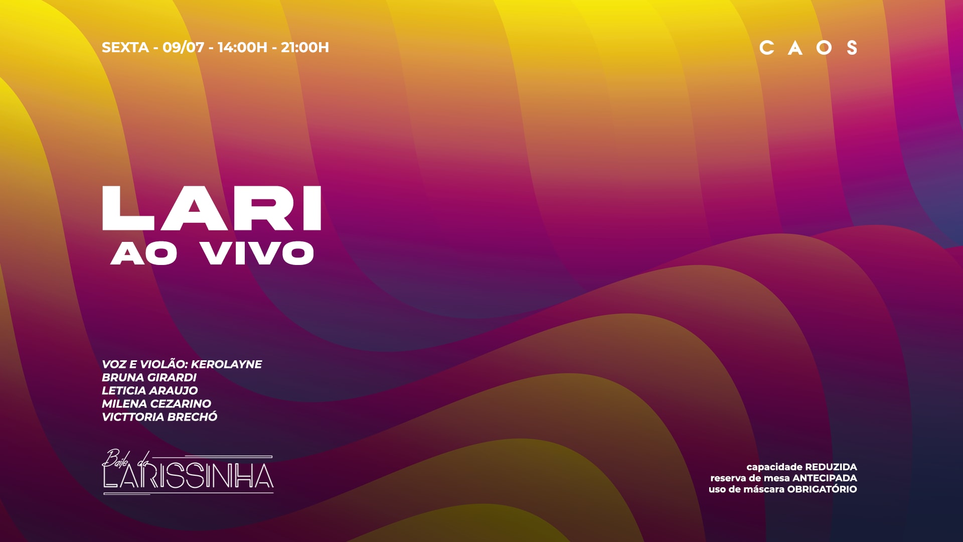 Lari Ao Vivo Cover