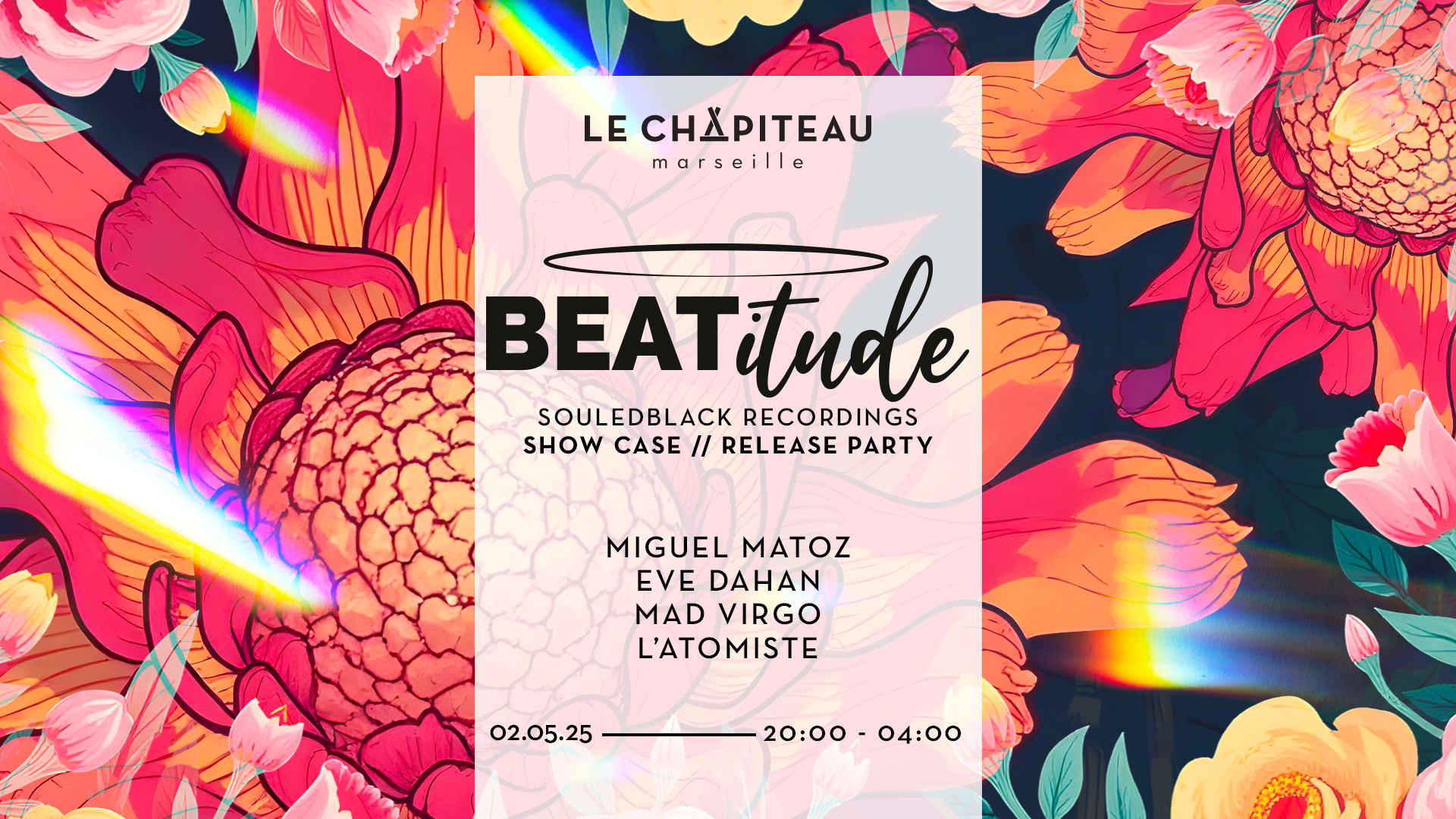 Grand Opening Beatitude Presente Souledblack Recording Cover