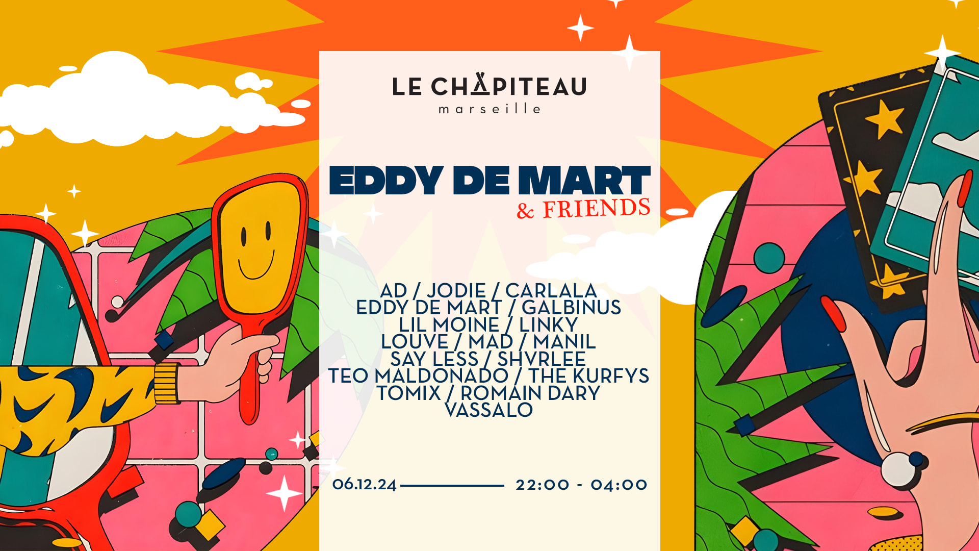 Eddy De Mart & Friends X Le Chapiteau Cover