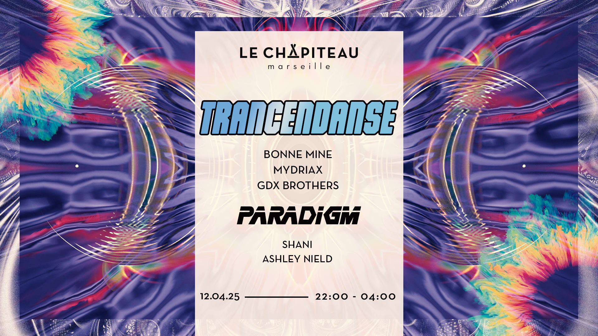 Trancendanse W/ Bonne Mine, Mydriax & Paradigm Cover