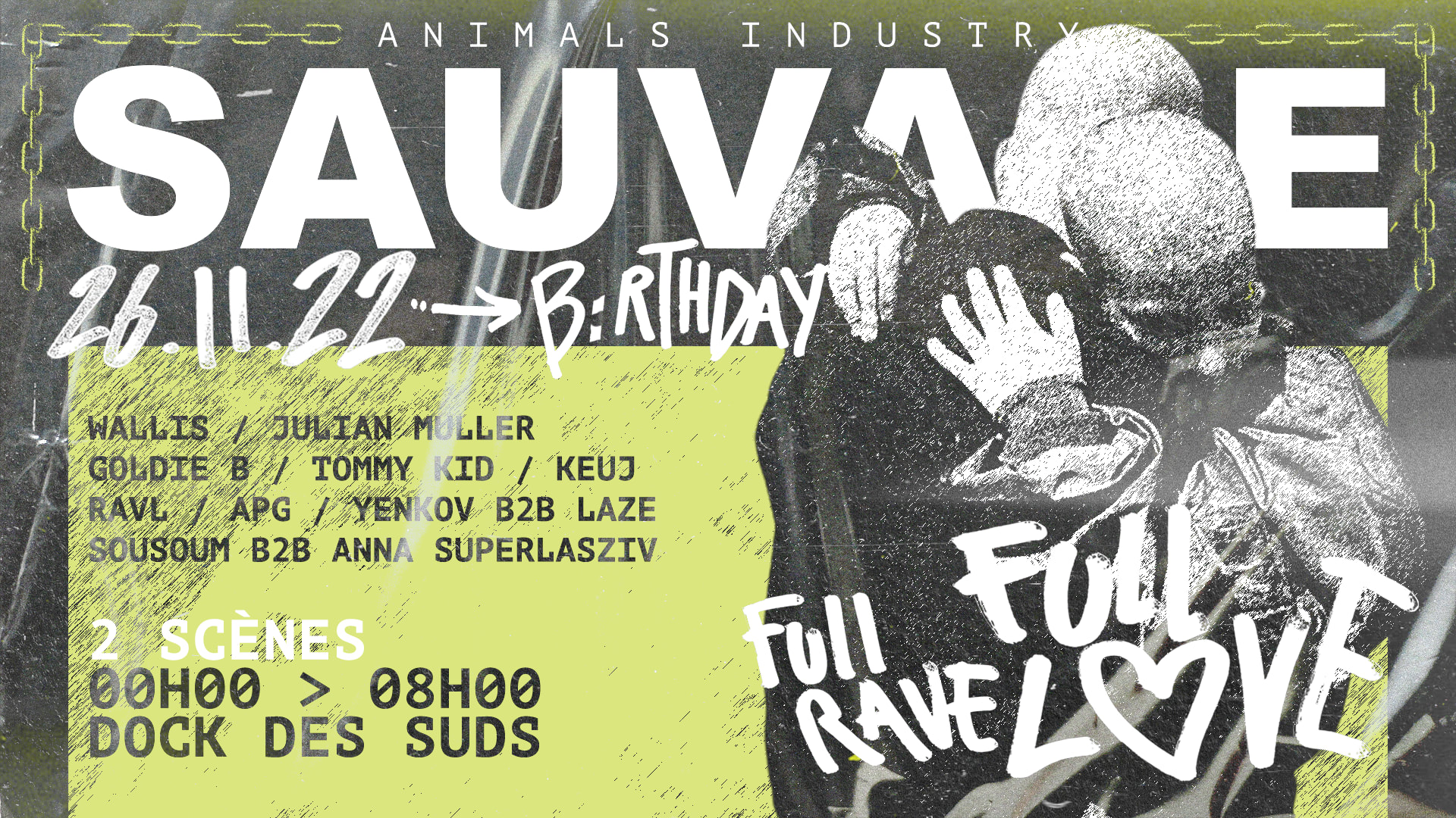Sauvage B:Rthday / 1 Year Edition / 2 Scènes Cover