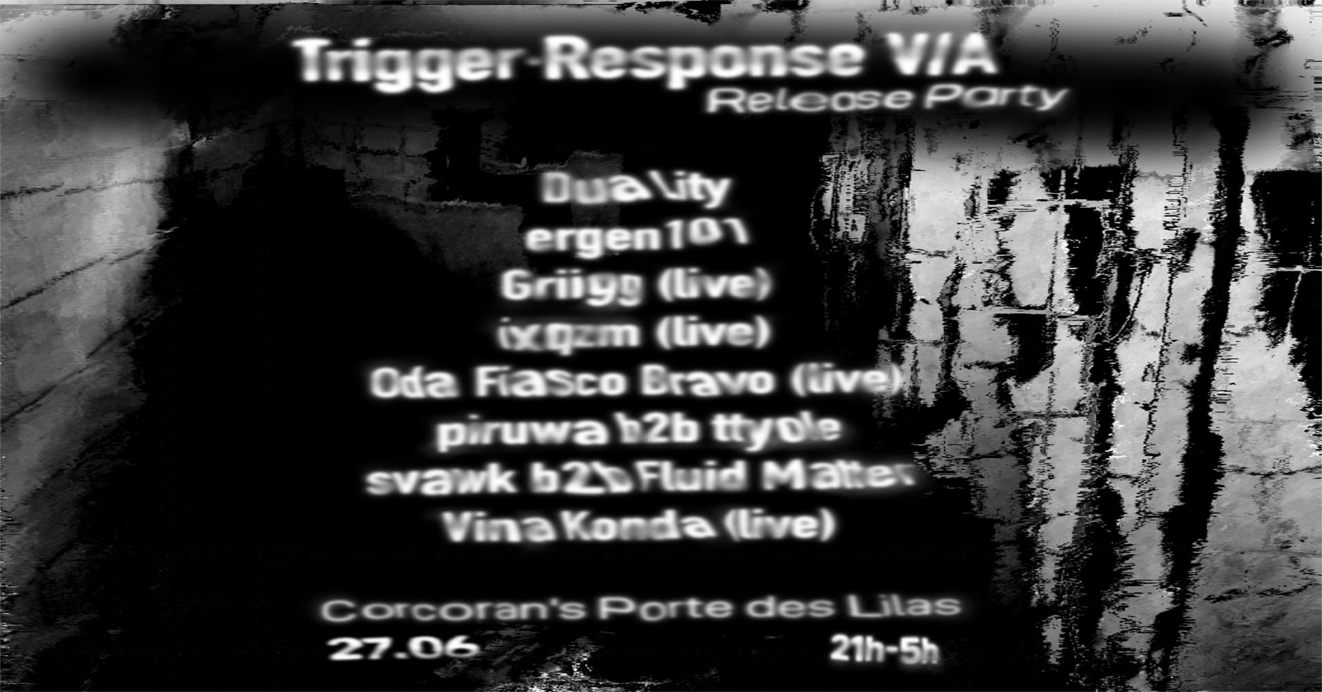 Trigger·Response Release Party - Dua Lity, Vina Konda (Live) Cover