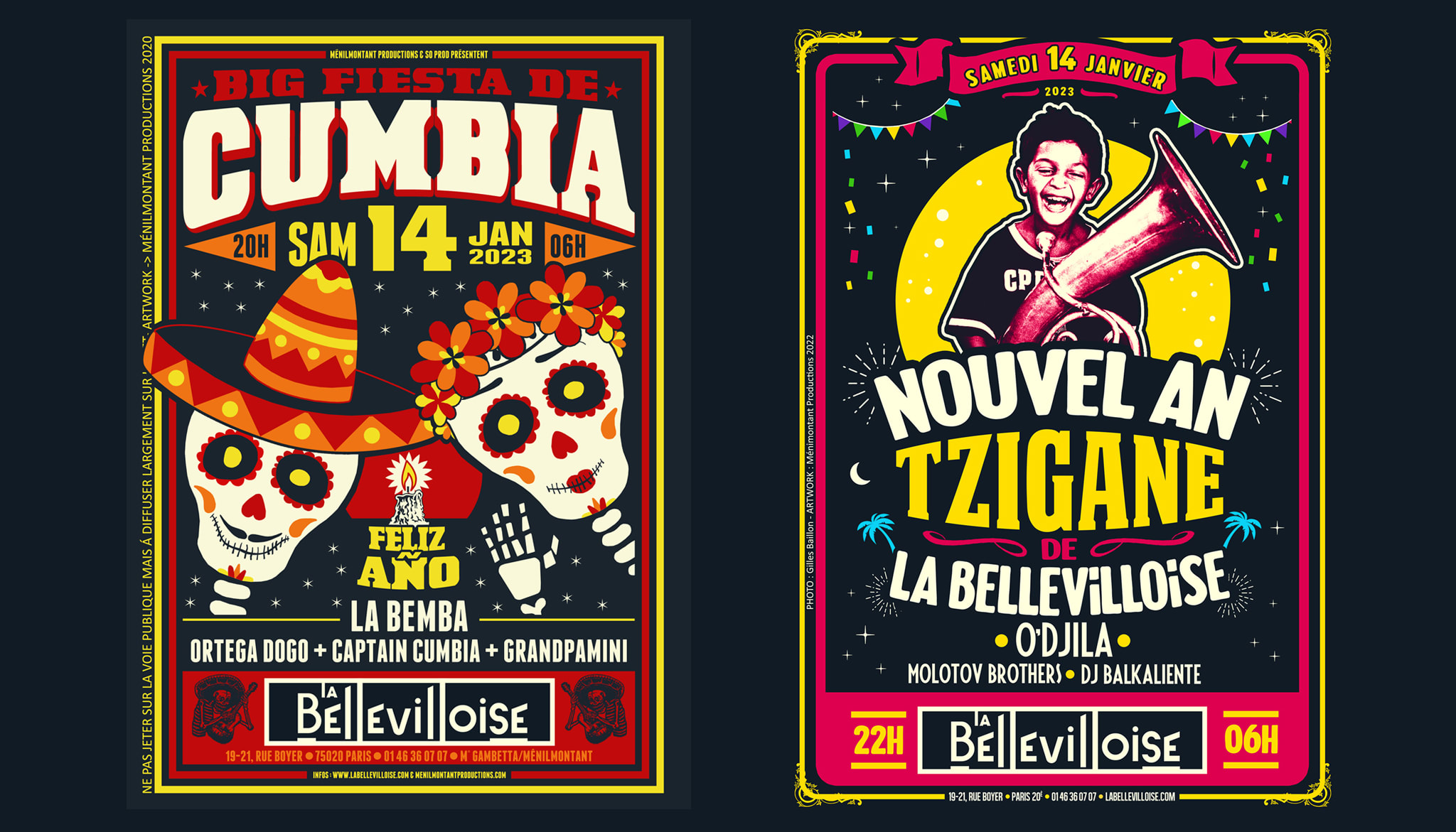 Nouvel An Tzigane  &  Fiesta De Cumbia  Cover