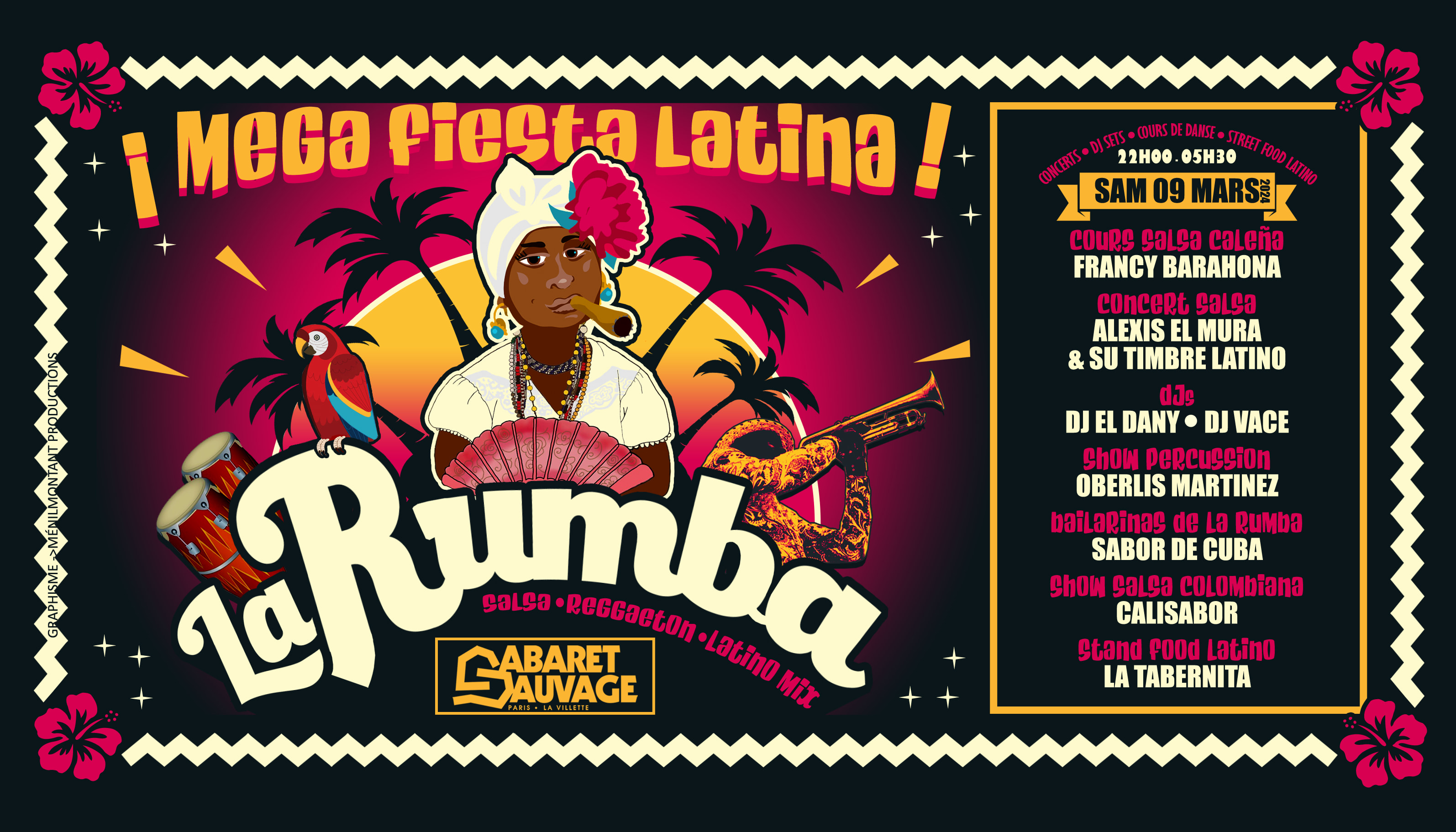 La Rumba ¡ Mega Fiesta Latina !  09 Mars 2024 Cover