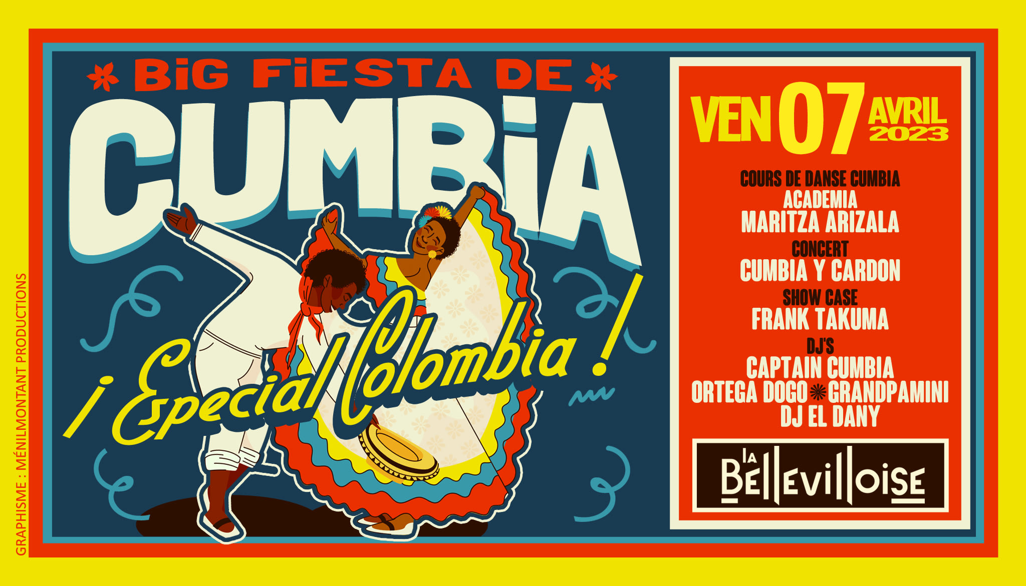Big Fiesta De Cumbia | Soirée Spéciale Colombie Cover