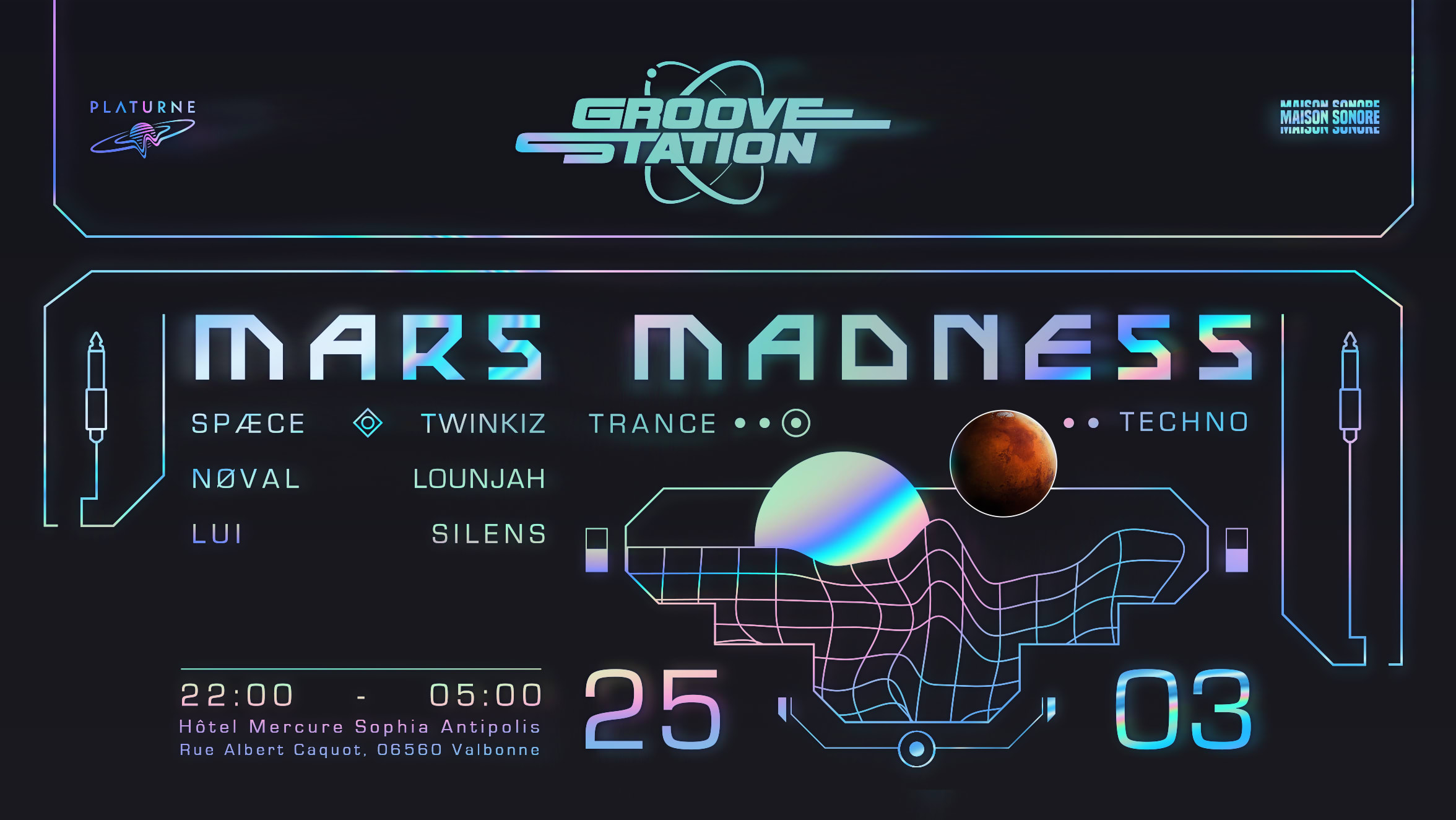 Groove Station  By Maison Sonore & La Platurne Cover
