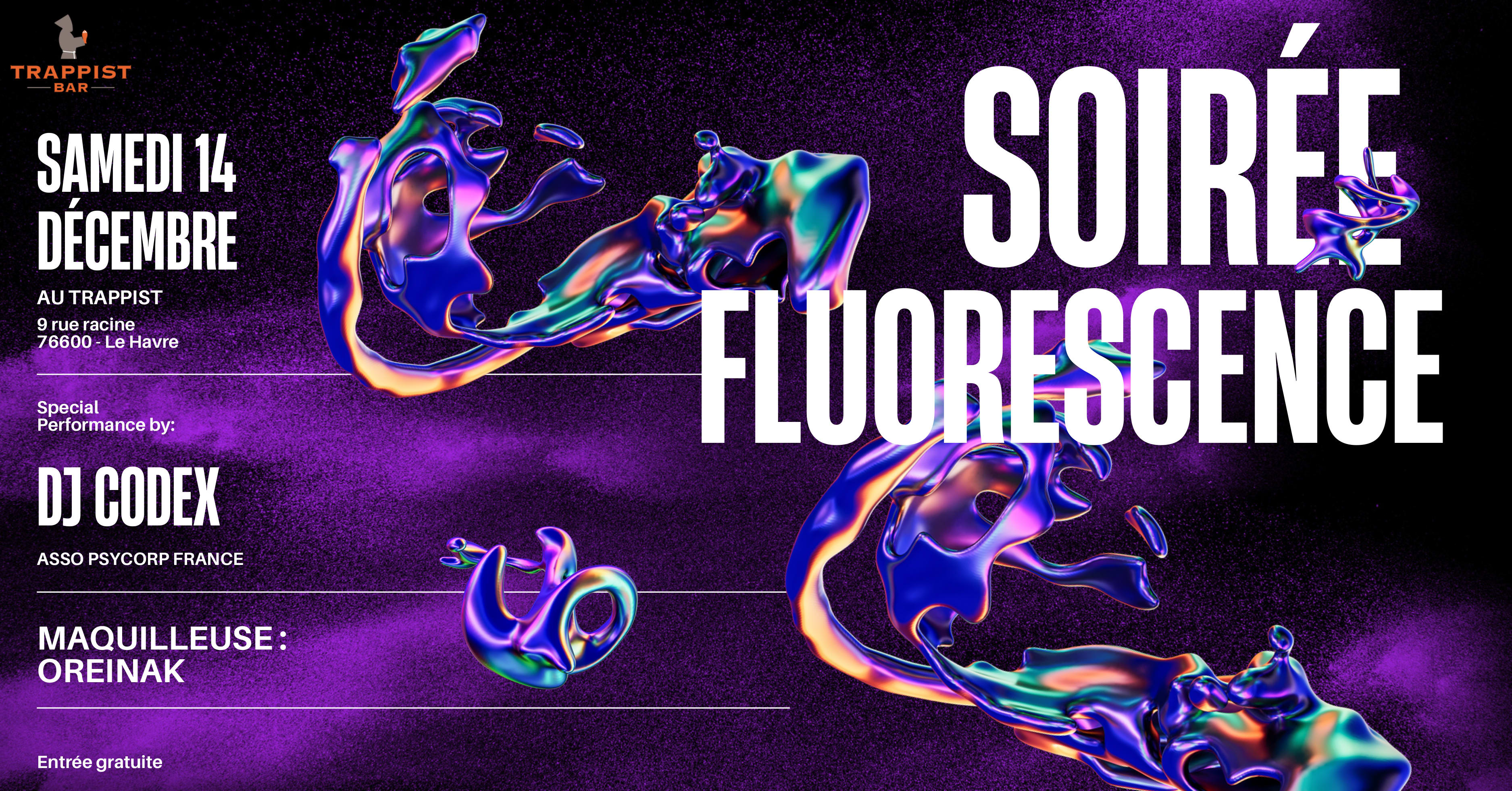 Fluorescence III - Codex & Oreinak (Le Trappist - Le Havre) Cover