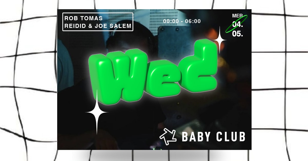 Wed : Rob Tomas - Reidid - Joe Salem Cover