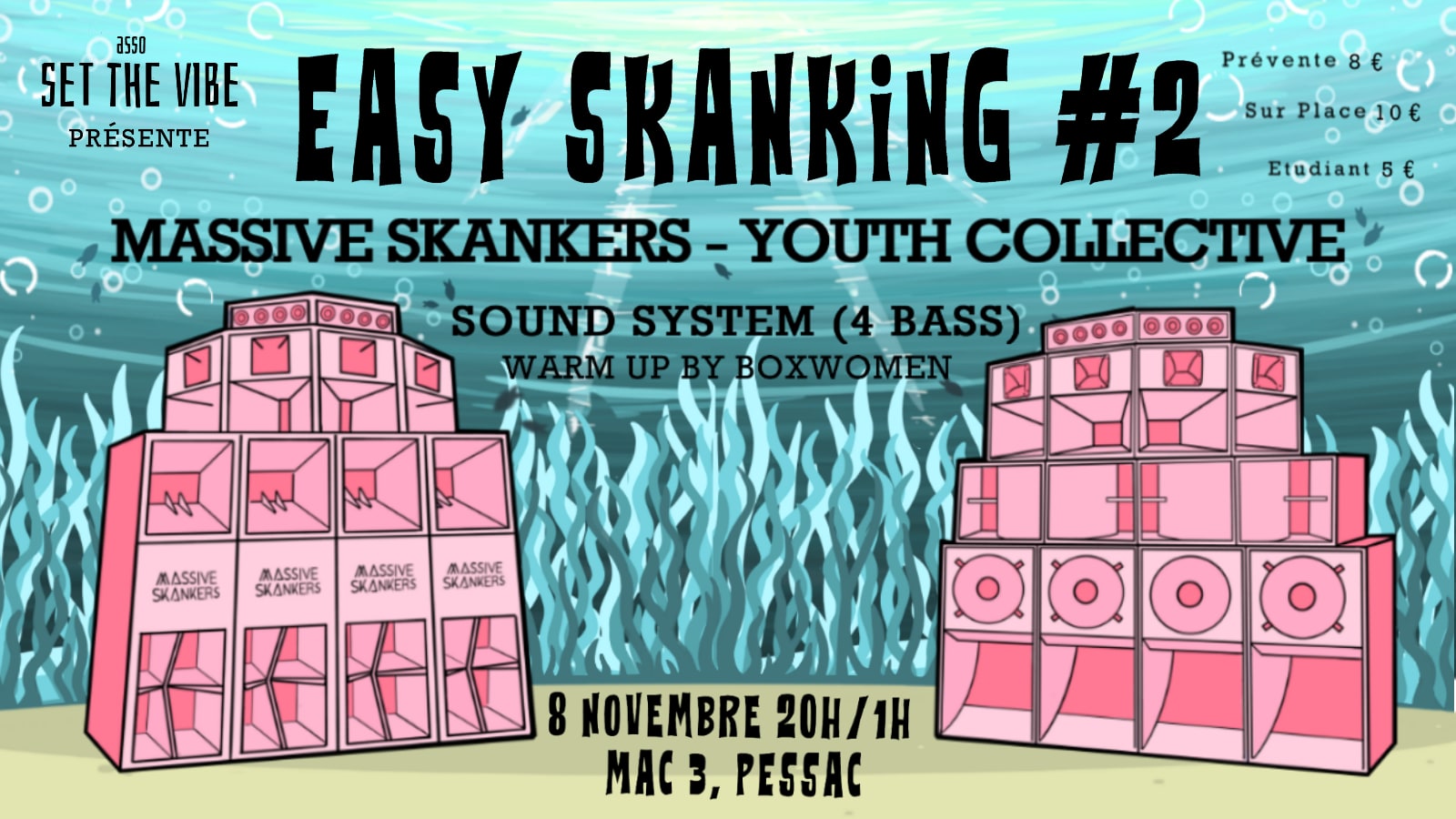 Easy Skanking #2 - Massive Skankers X Youth Collective Cover