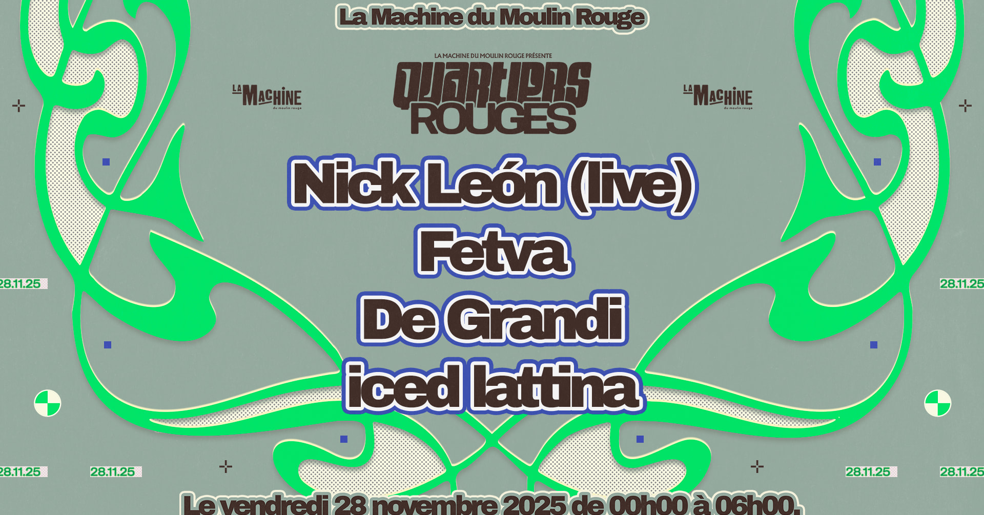 Quartiers Rouges W/ Nick Leon (Live), Fetva... Cover