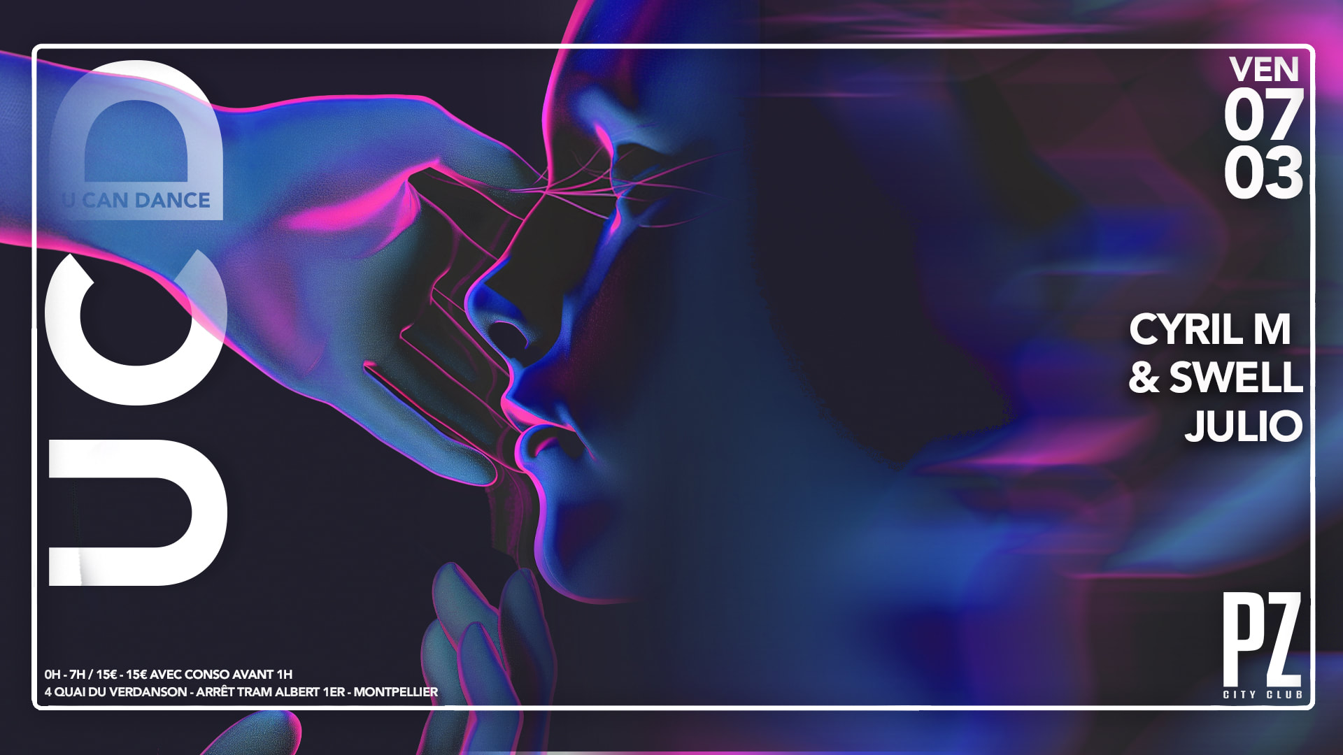 U Can Dance X Cyril M & Swell X Julio X Pz City Club Cover
