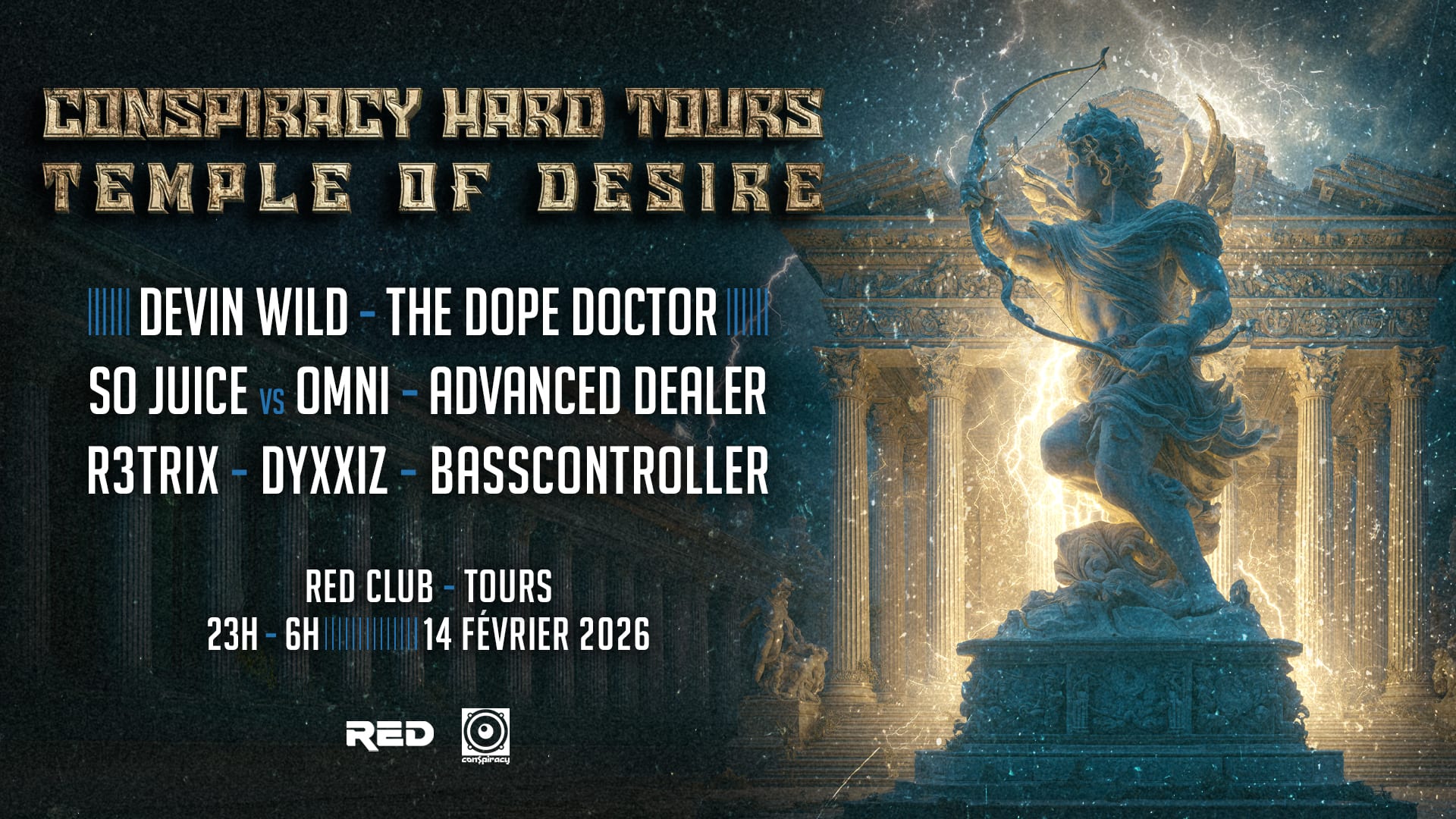 Conspiracy Hard Tours - Temple Of Desire Cover