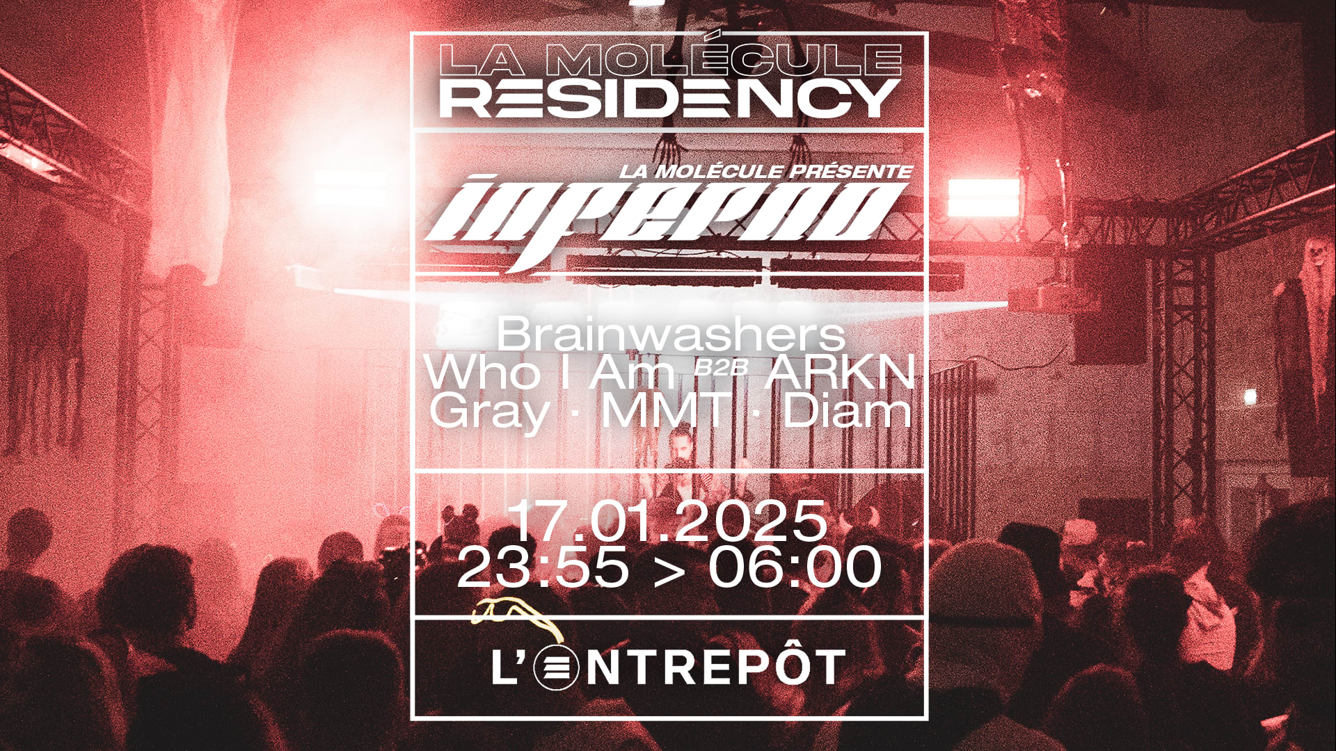 Inferno - La Molécule Residency Cover