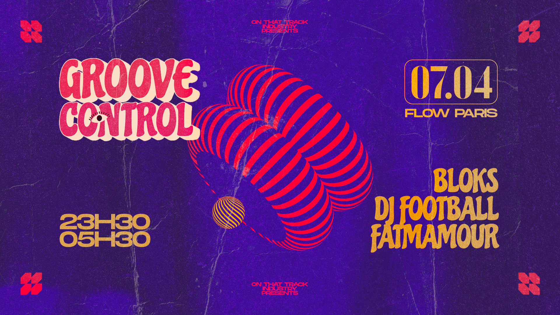 Groove Control : Dj Football, Fatmamour, Bloks Cover