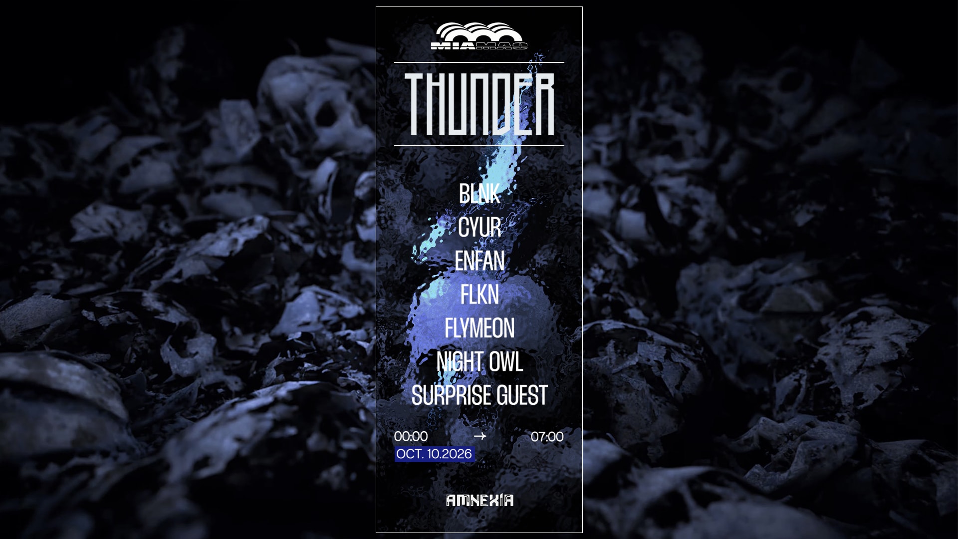 Thunder : Flymeon, Enfan, Flkn, Cyur, Blnk, Night Owl & More Cover