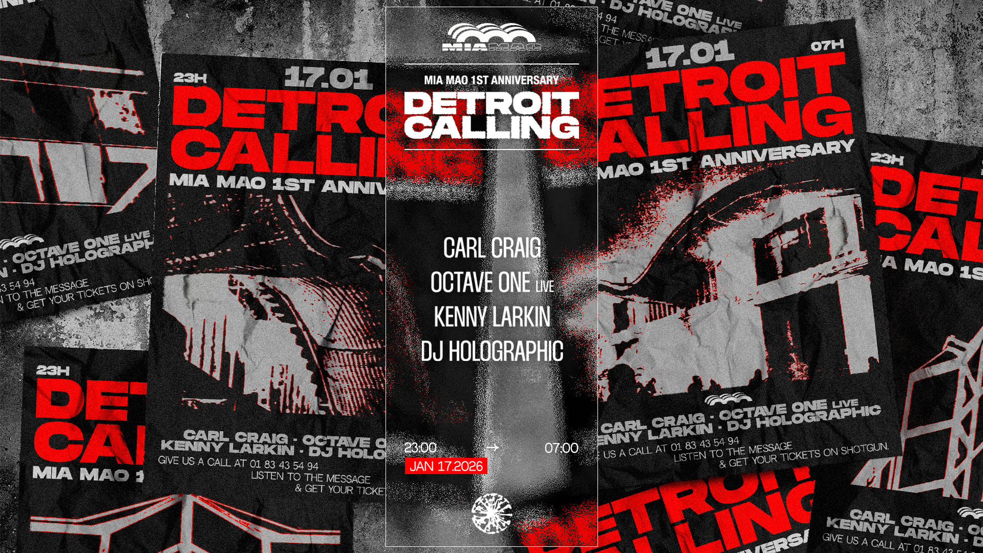 Detroit Calling : Mia Mao 1st Anniversary • Carl Craig &More Cover
