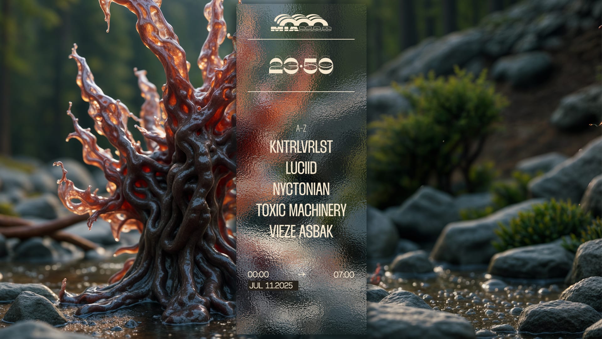 23:59 : Toxic Machinery, Luciid, Vieze Asbak, Kntrlvrlst Cover